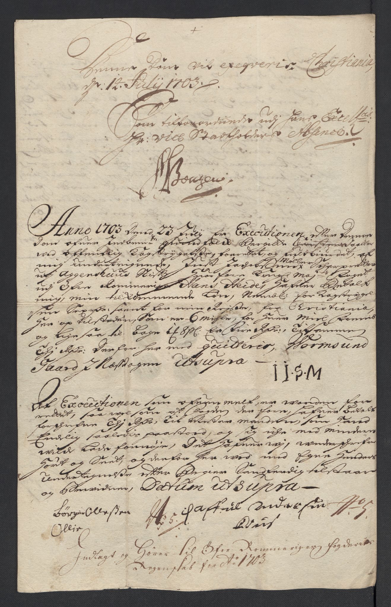 Rentekammeret inntil 1814, Reviderte regnskaper, Fogderegnskap, AV/RA-EA-4092/R12/L0716: Fogderegnskap Øvre Romerike, 1703, p. 73