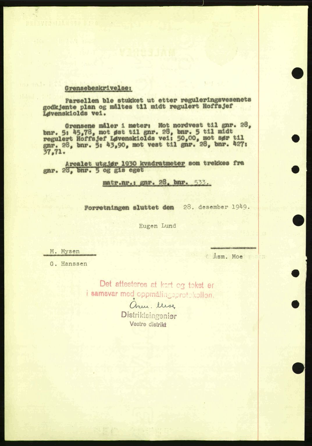Oslo byskriverembete, AV/SAO-A-10227/G/Gb/Gbd/Gbda/L0017: Mortgage book no. A215, 1949-1950, Diary no: : 143/1950