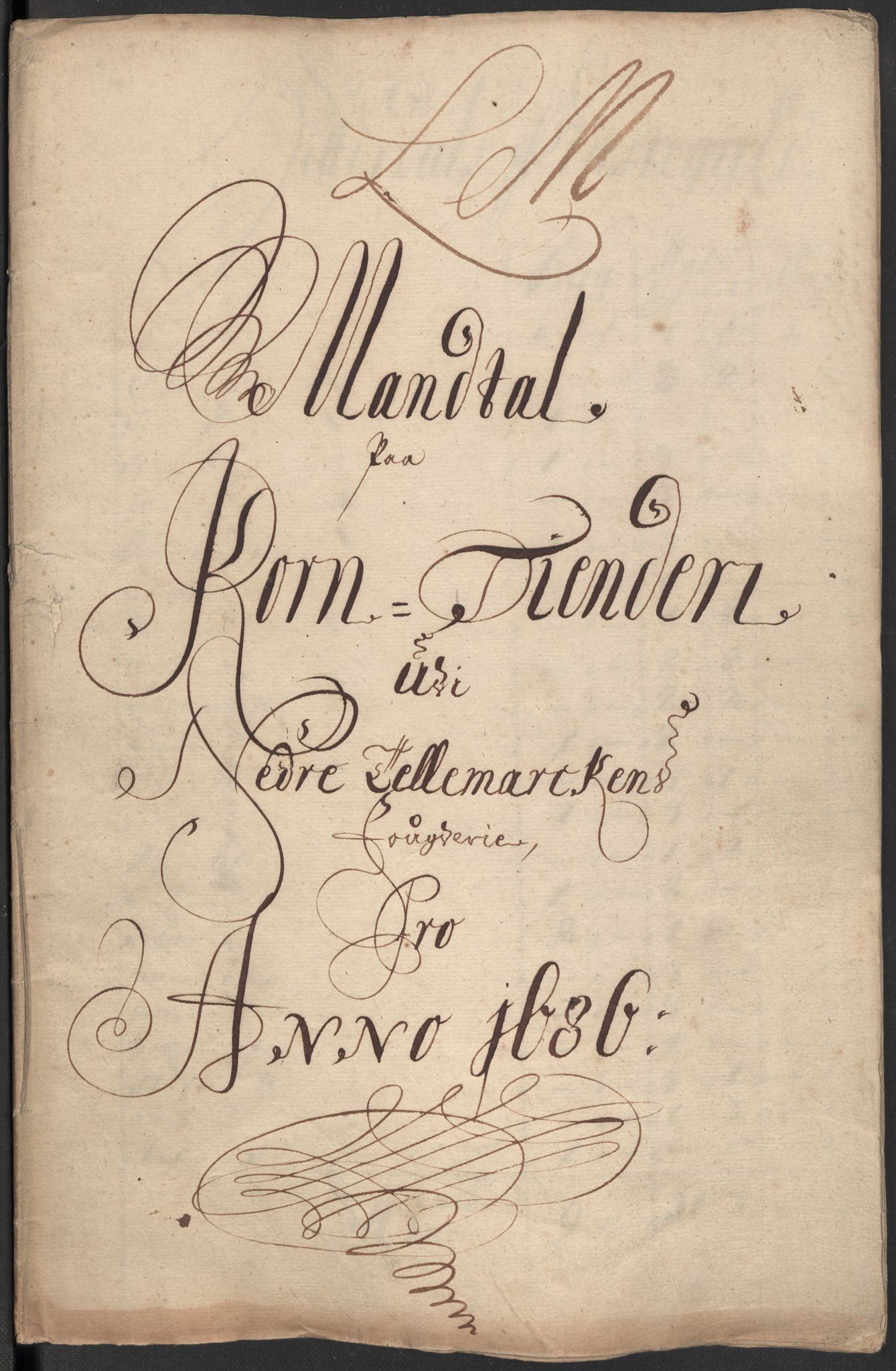 Rentekammeret inntil 1814, Reviderte regnskaper, Fogderegnskap, RA/EA-4092/R35/L2083: Fogderegnskap Øvre og Nedre Telemark, 1686, p. 305