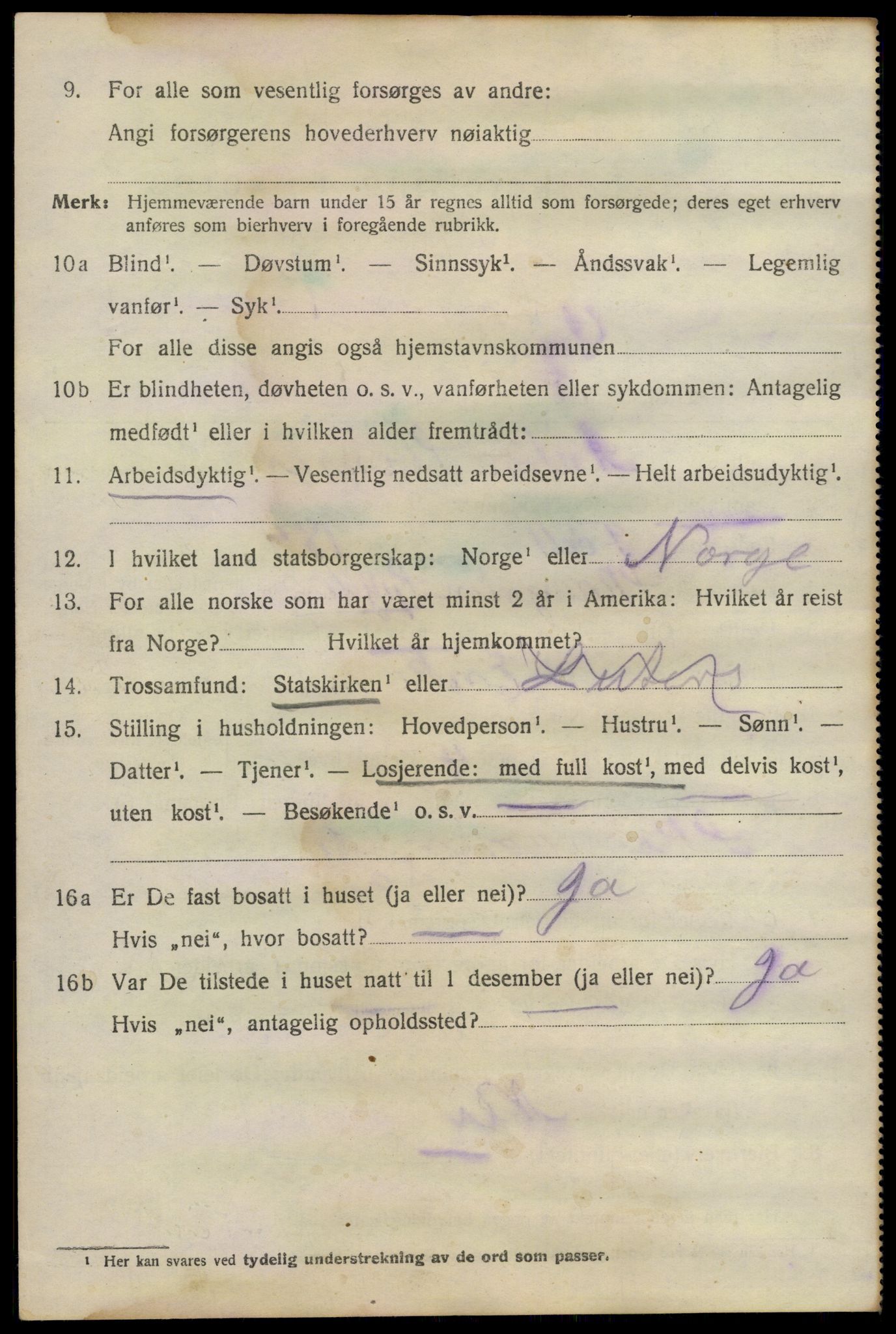 SAO, 1920 census for Son, 1920, p. 1125