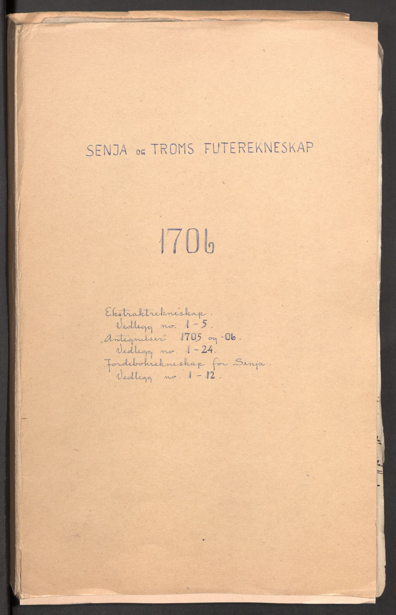 Rentekammeret inntil 1814, Reviderte regnskaper, Fogderegnskap, RA/EA-4092/R68/L4756: Fogderegnskap Senja og Troms, 1705-1707, p. 81