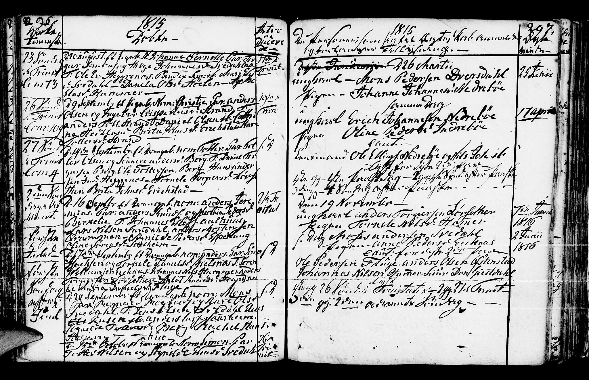 Jølster sokneprestembete, AV/SAB-A-80701/H/Haa/Haaa/L0005: Parish register (official) no. A 5, 1790-1821, p. 296-297