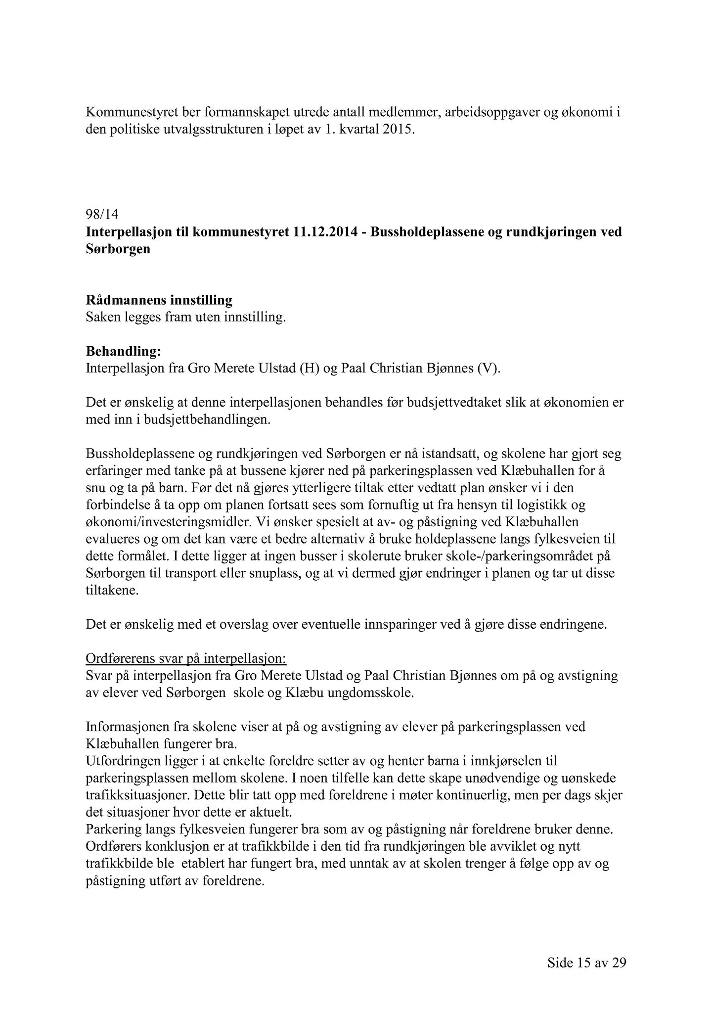 Klæbu Kommune, TRKO/KK/01-KS/L007: Kommunestyret - Møtedokumenter, 2014, p. 2623