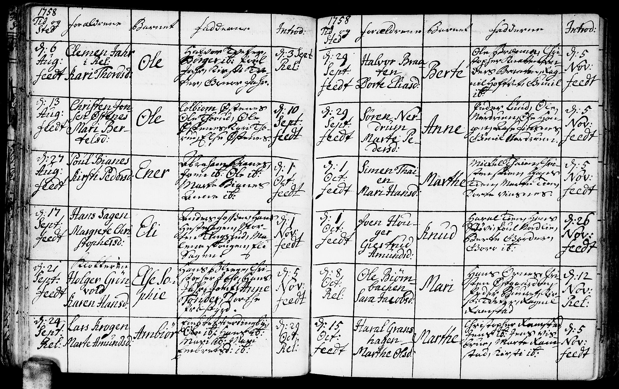 Fet prestekontor Kirkebøker, AV/SAO-A-10370a/F/Fa/L0004: Parish register (official) no. I 4, 1751-1773, p. 44