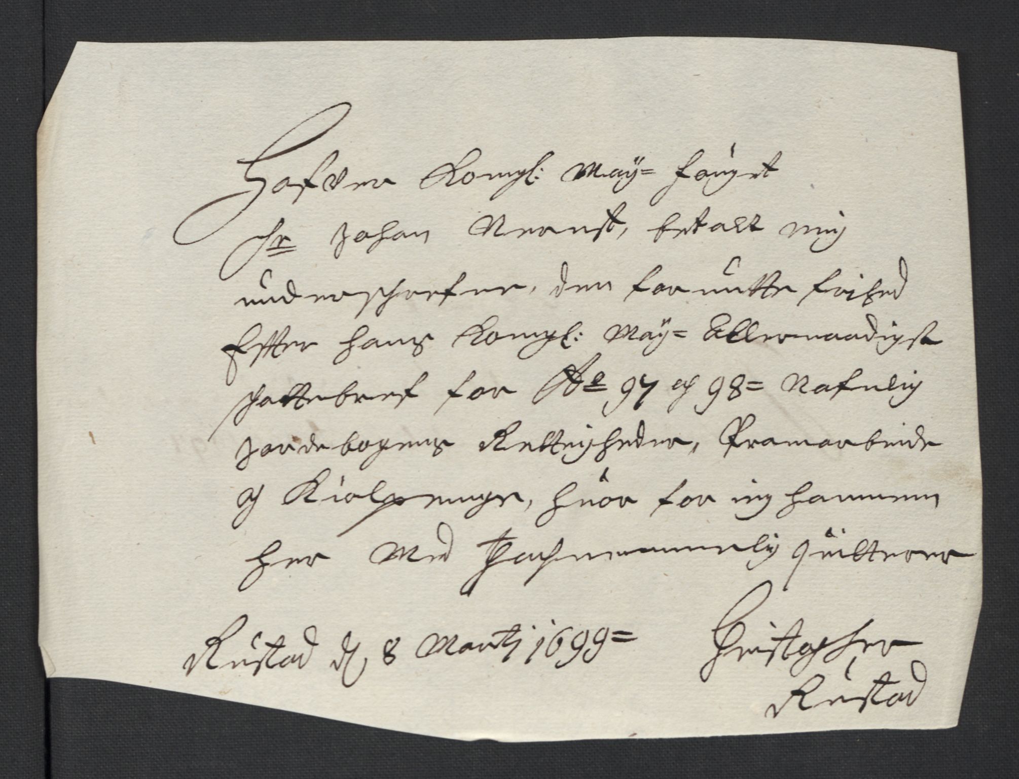 Rentekammeret inntil 1814, Reviderte regnskaper, Fogderegnskap, AV/RA-EA-4092/R18/L1295: Fogderegnskap Hadeland, Toten og Valdres, 1697, p. 215