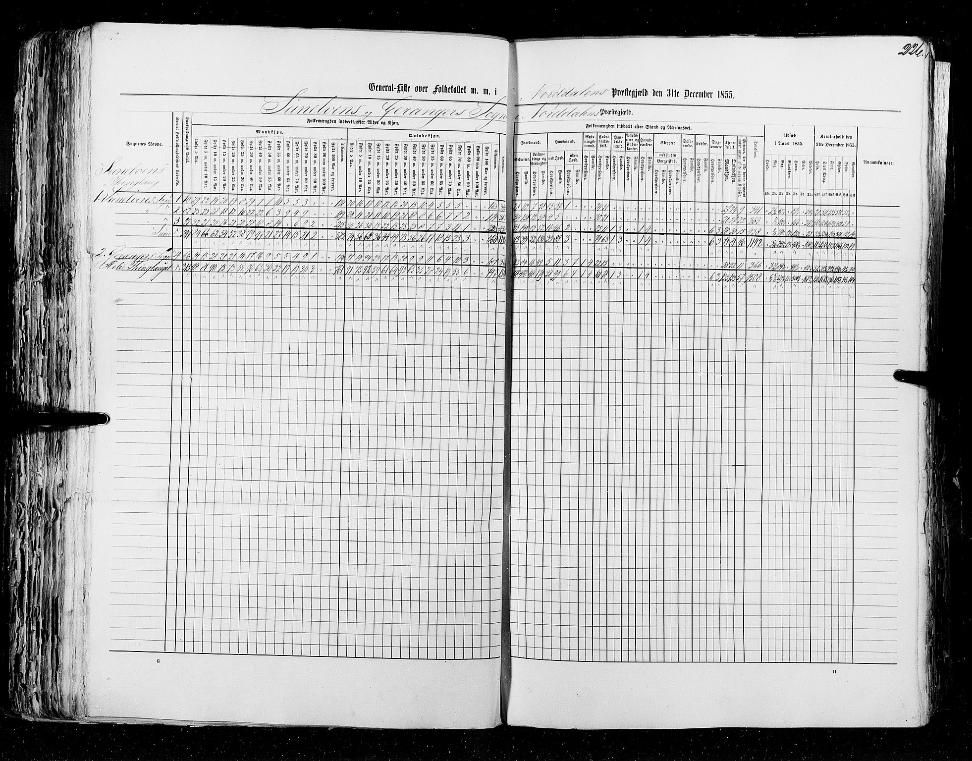 RA, Census 1855, vol. 5: Nordre Bergenhus amt, Romsdal amt og Søndre Trondhjem amt, 1855, p. 226