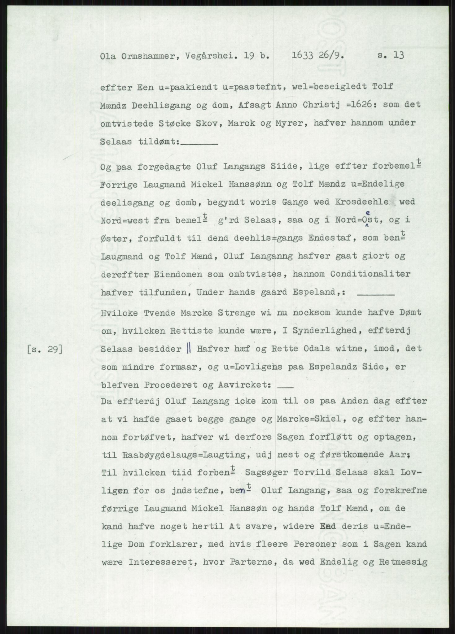 Samlinger til kildeutgivelse, Diplomavskriftsamlingen, AV/RA-EA-4053/H/Ha, p. 3529