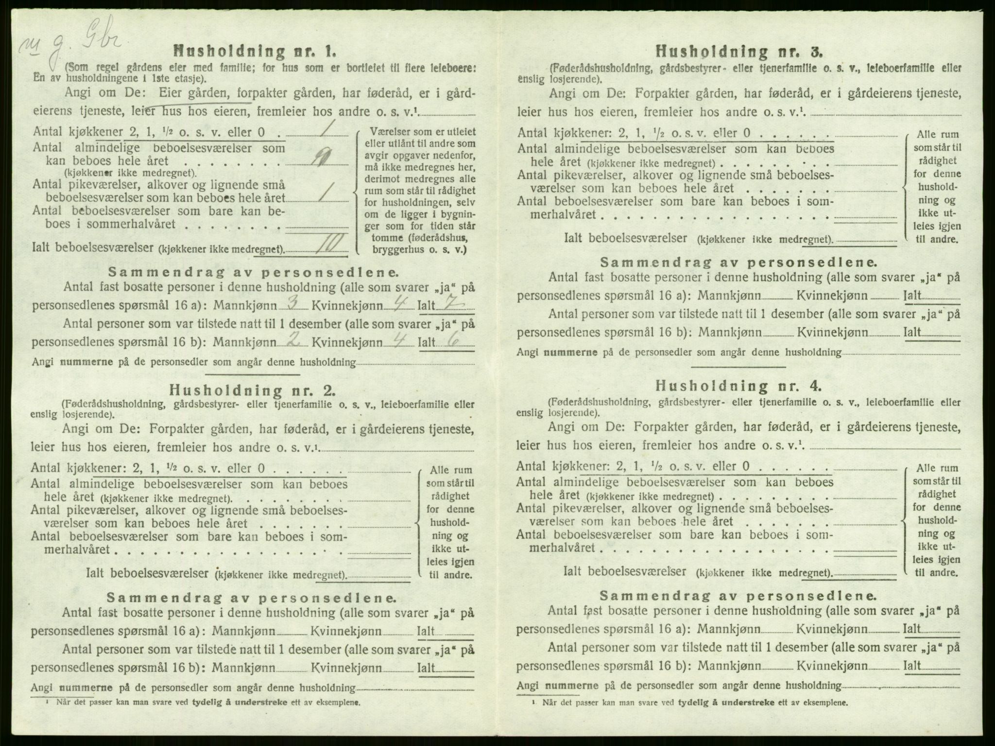 SAKO, 1920 census for Lier, 1920, p. 219