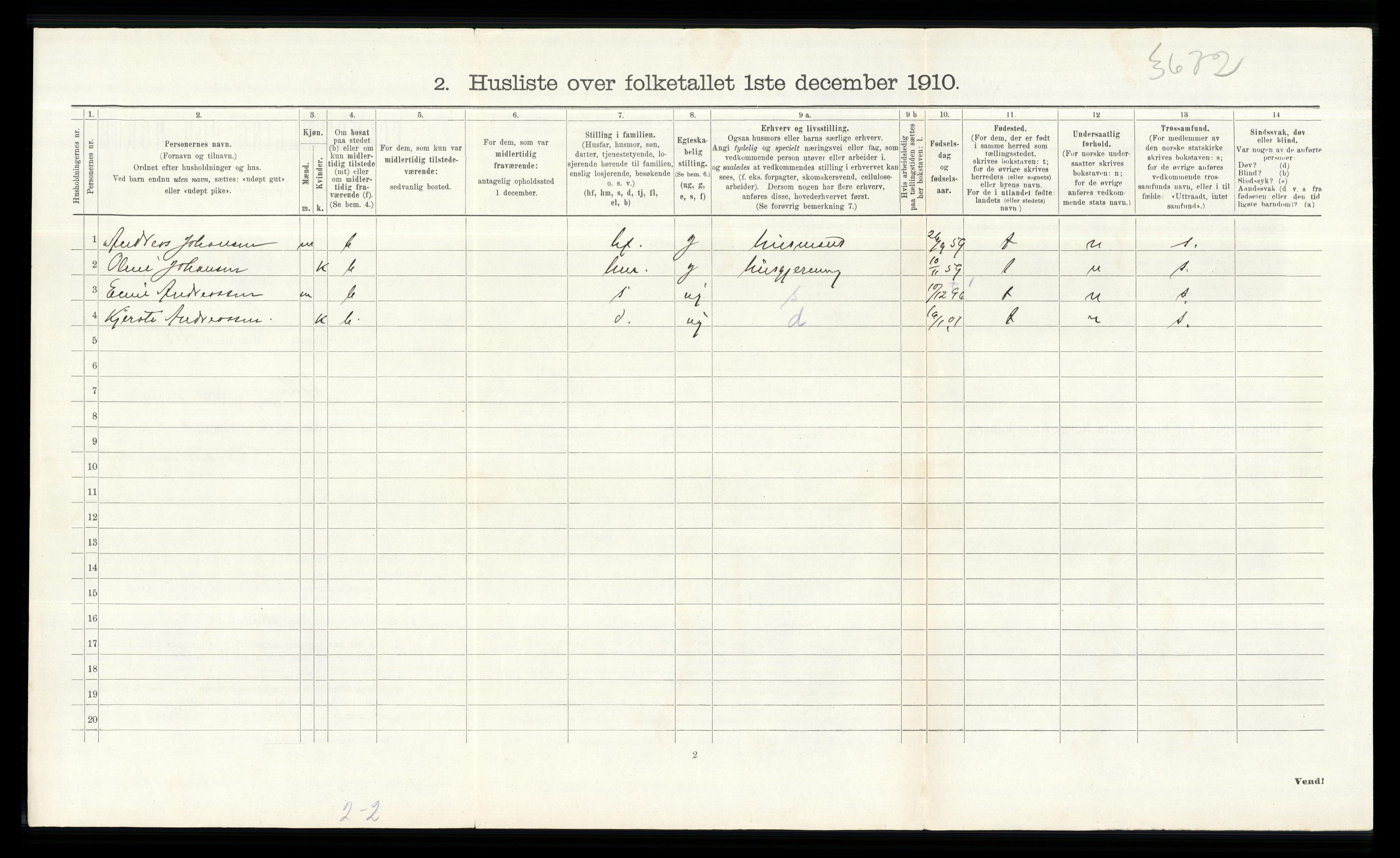 RA, 1910 census for Løten, 1910, p. 1545