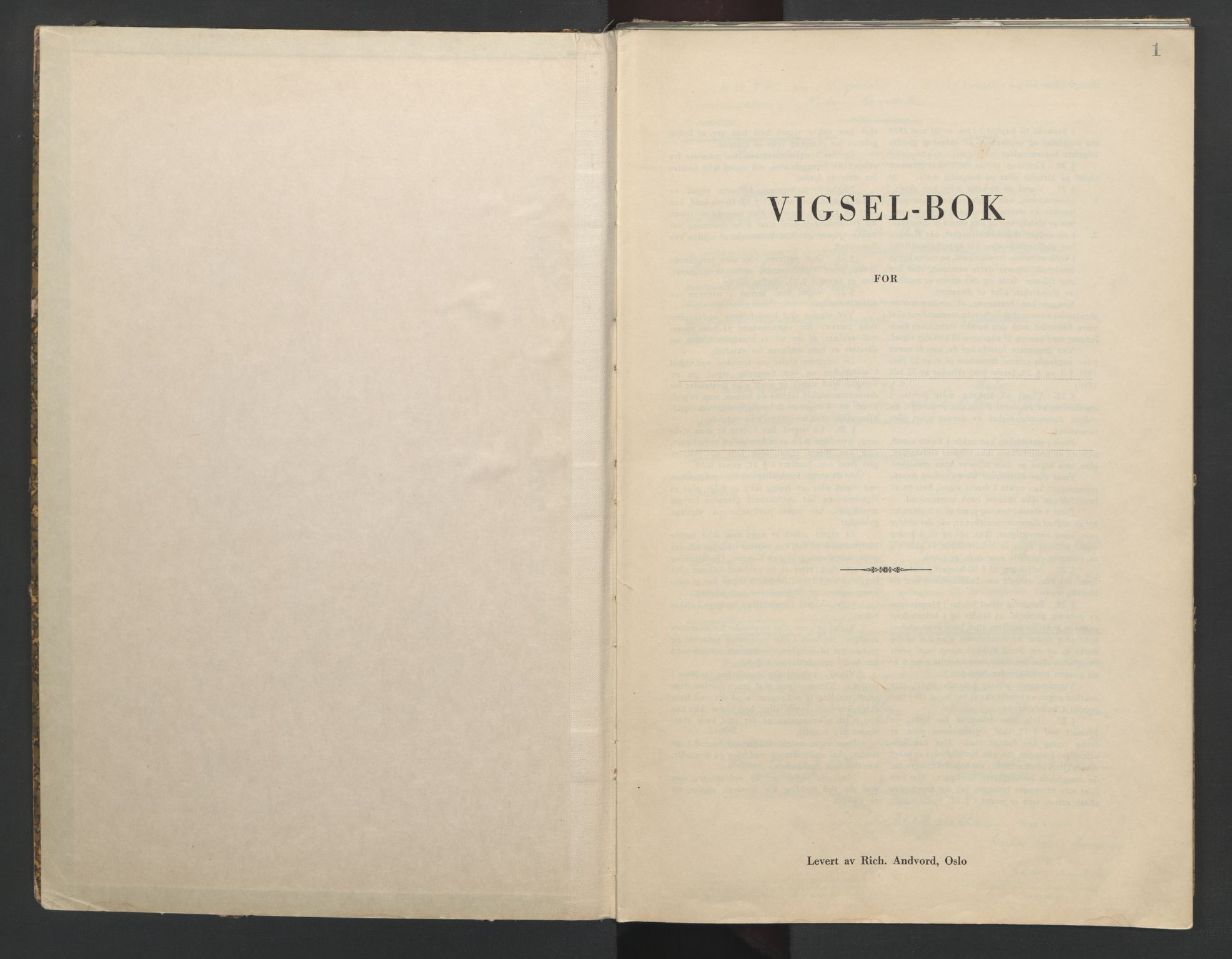 Nedre Romerike sorenskriveri, SAO/A-10469/L/Lb/L0003: Vigselsbok - borgerlige vielser, 1942-1943, p. 1