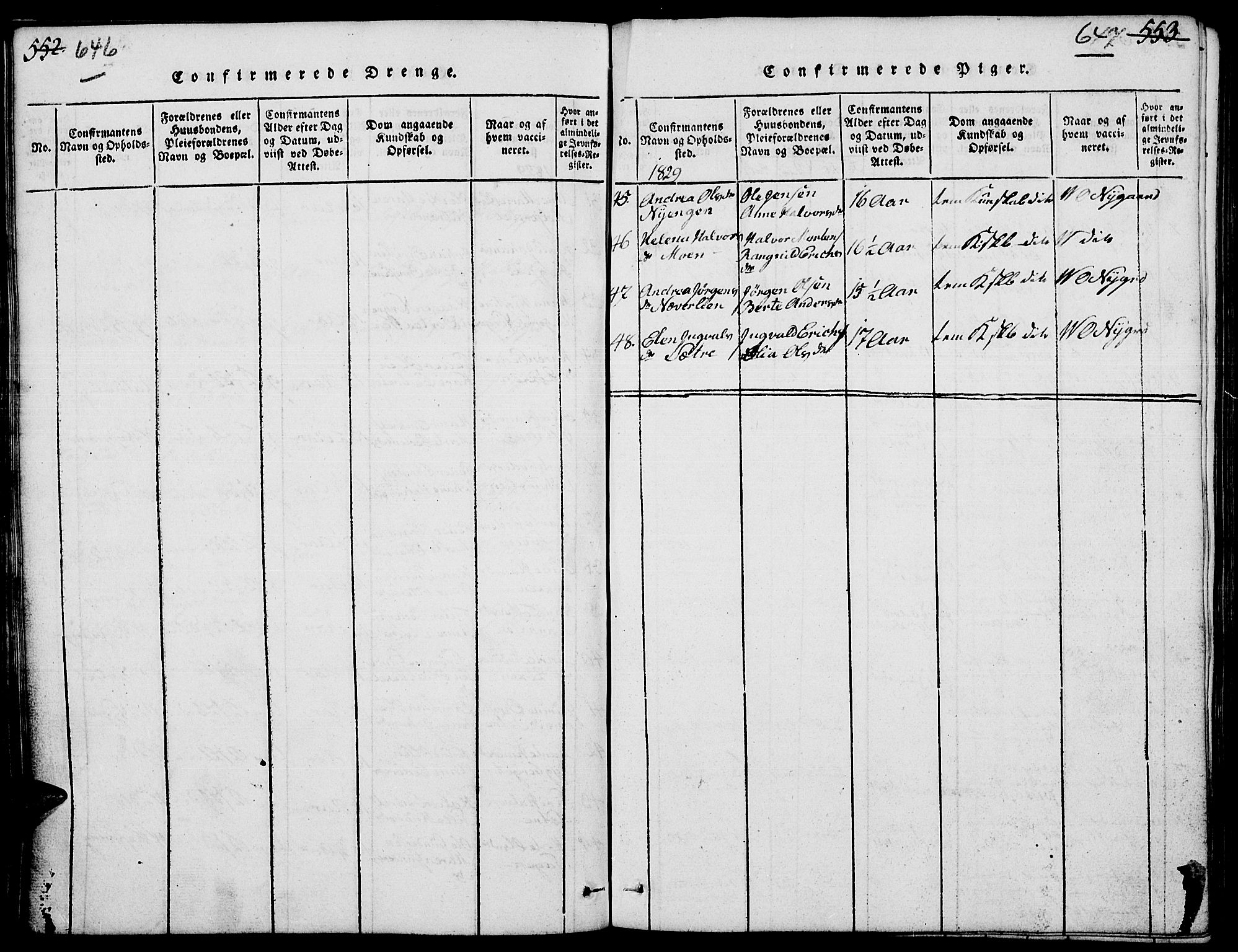 Elverum prestekontor, SAH/PREST-044/H/Ha/Hab/L0001: Parish register (copy) no. 1, 1815-1829, p. 646-647