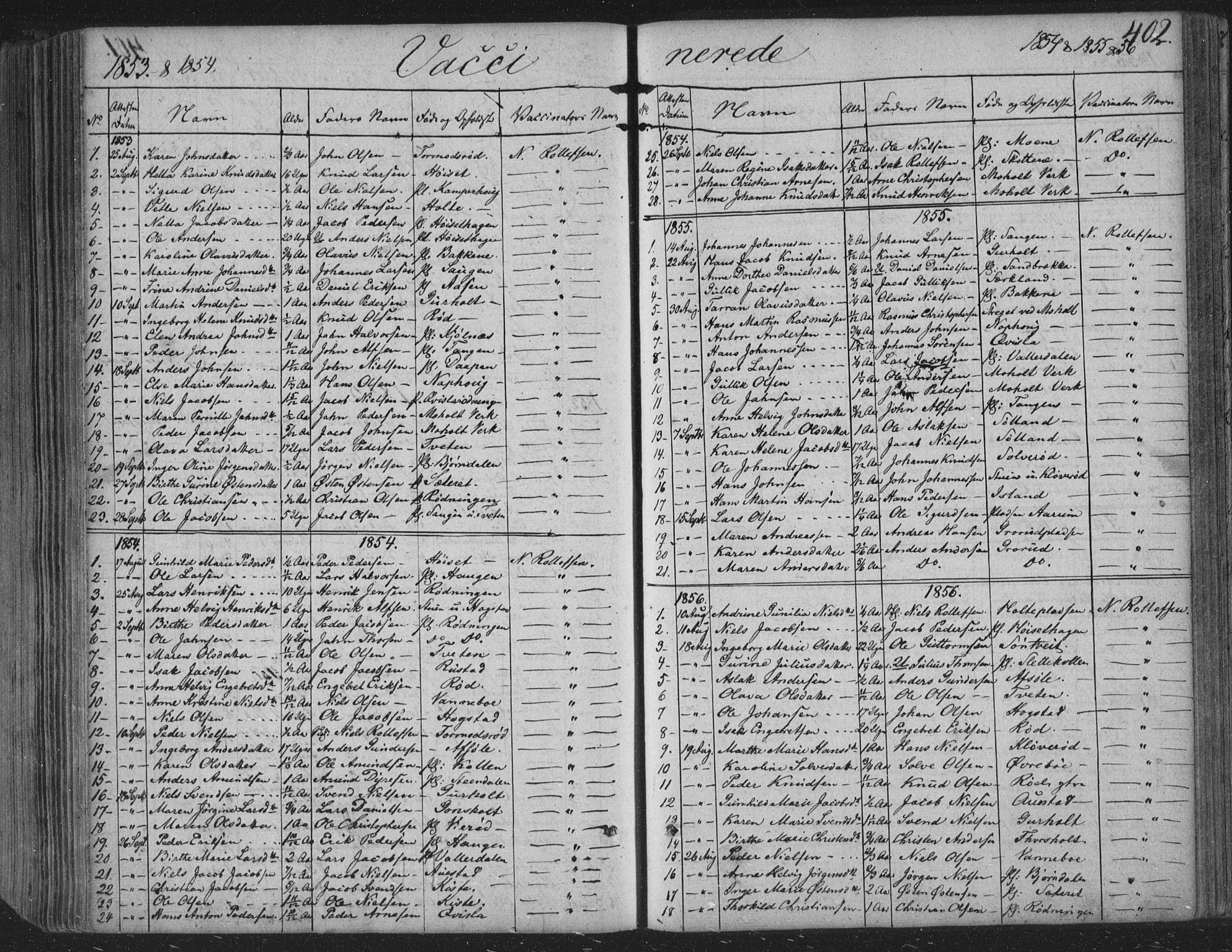 Siljan kirkebøker, SAKO/A-300/F/Fa/L0001: Parish register (official) no. 1, 1831-1870, p. 402