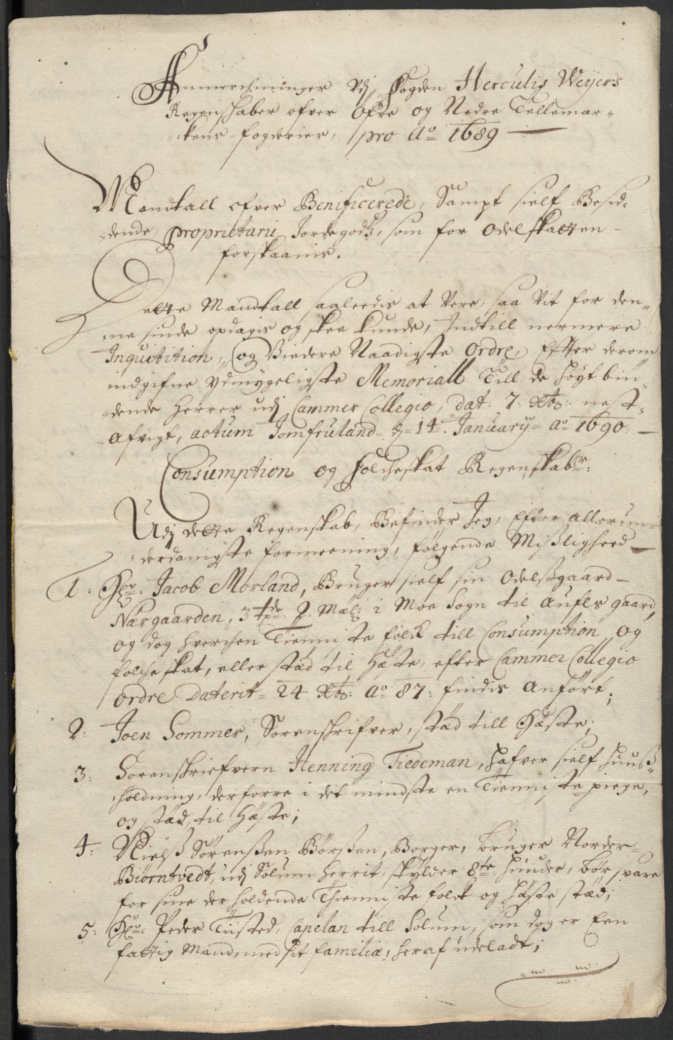 Rentekammeret inntil 1814, Reviderte regnskaper, Fogderegnskap, AV/RA-EA-4092/R35/L2088: Fogderegnskap Øvre og Nedre Telemark, 1687-1689, p. 197