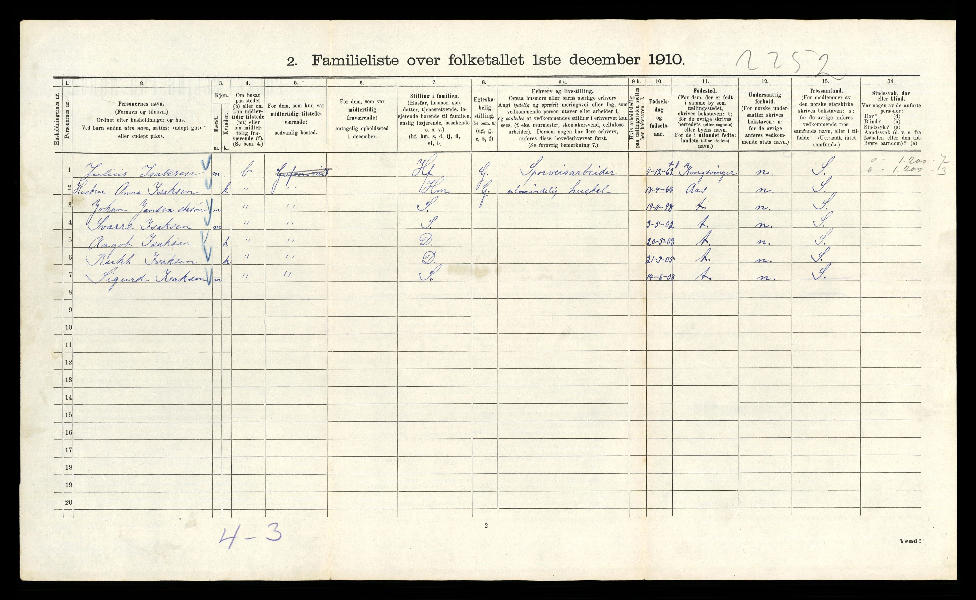 RA, 1910 census for Kristiania, 1910, p. 28758