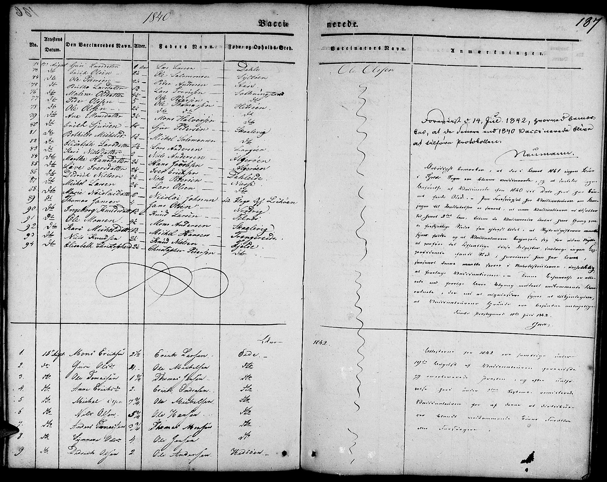 Fjell sokneprestembete, SAB/A-75301/H/Haa: Parish register (official) no. A 1, 1835-1850, p. 187