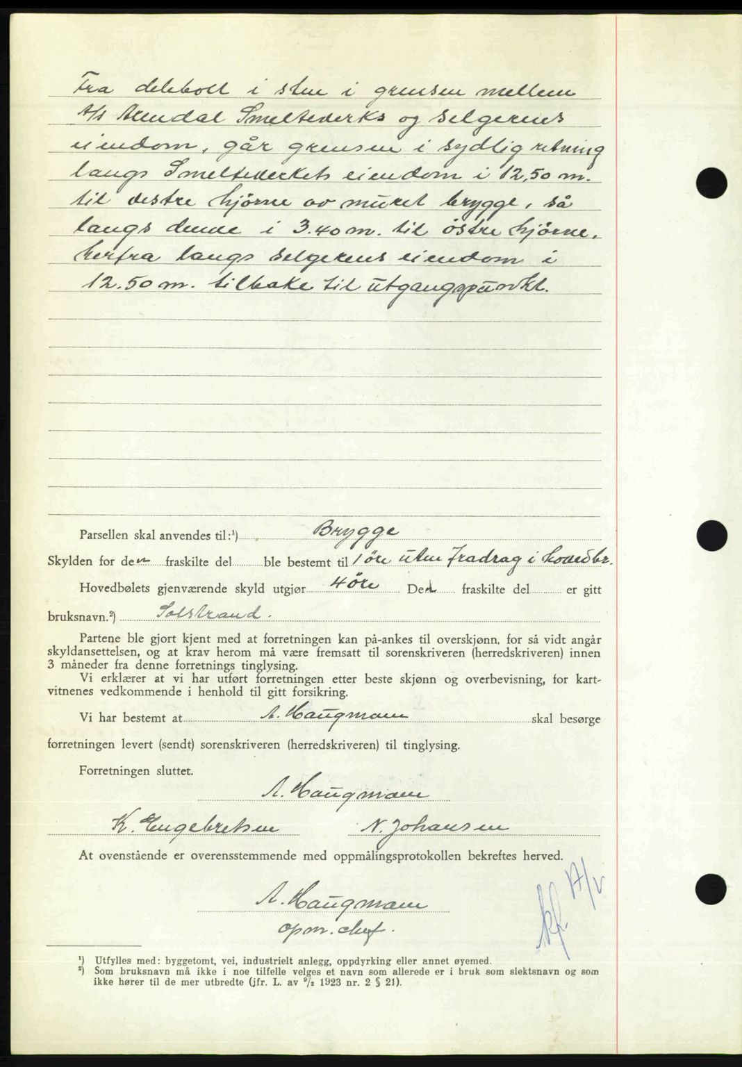 Nedenes sorenskriveri, AV/SAK-1221-0006/G/Gb/Gba/L0058: Mortgage book no. A10, 1947-1948, Diary no: : 1333/1947