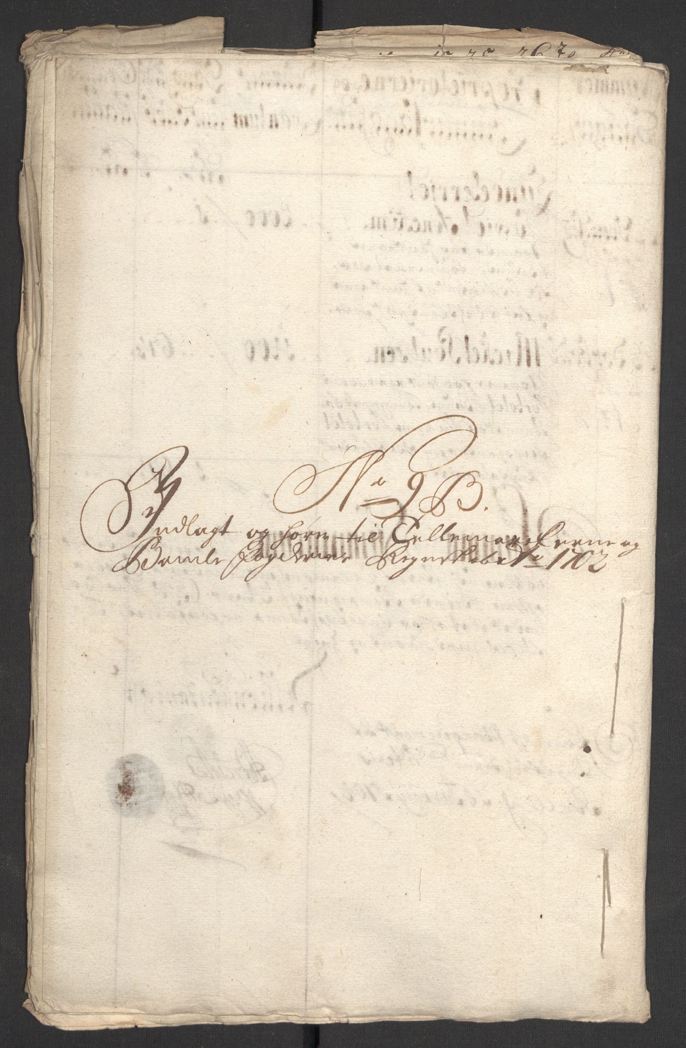 Rentekammeret inntil 1814, Reviderte regnskaper, Fogderegnskap, AV/RA-EA-4092/R36/L2107: Fogderegnskap Øvre og Nedre Telemark og Bamble, 1702, p. 238