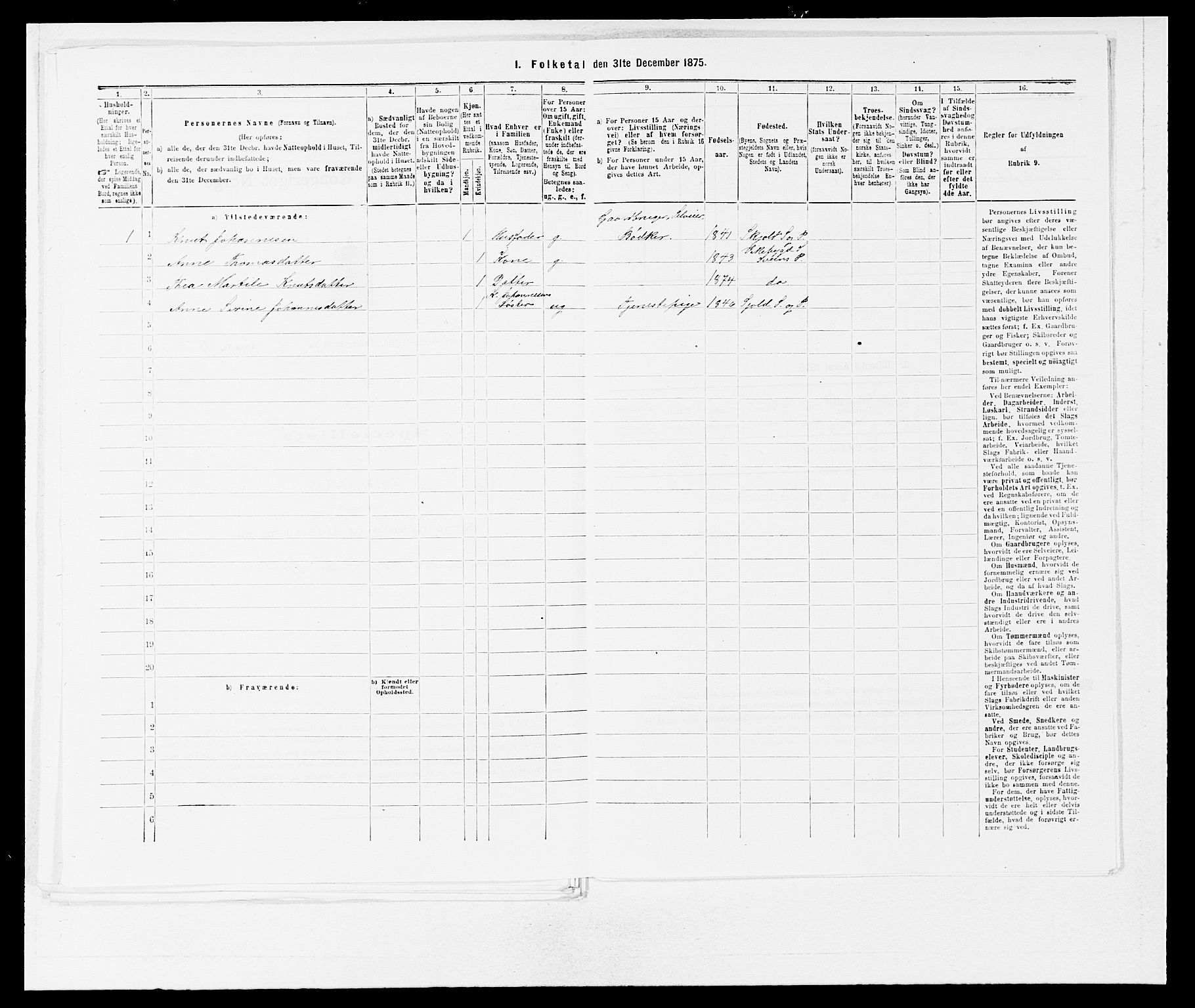 SAB, 1875 census for 1216P Sveio, 1875, p. 474