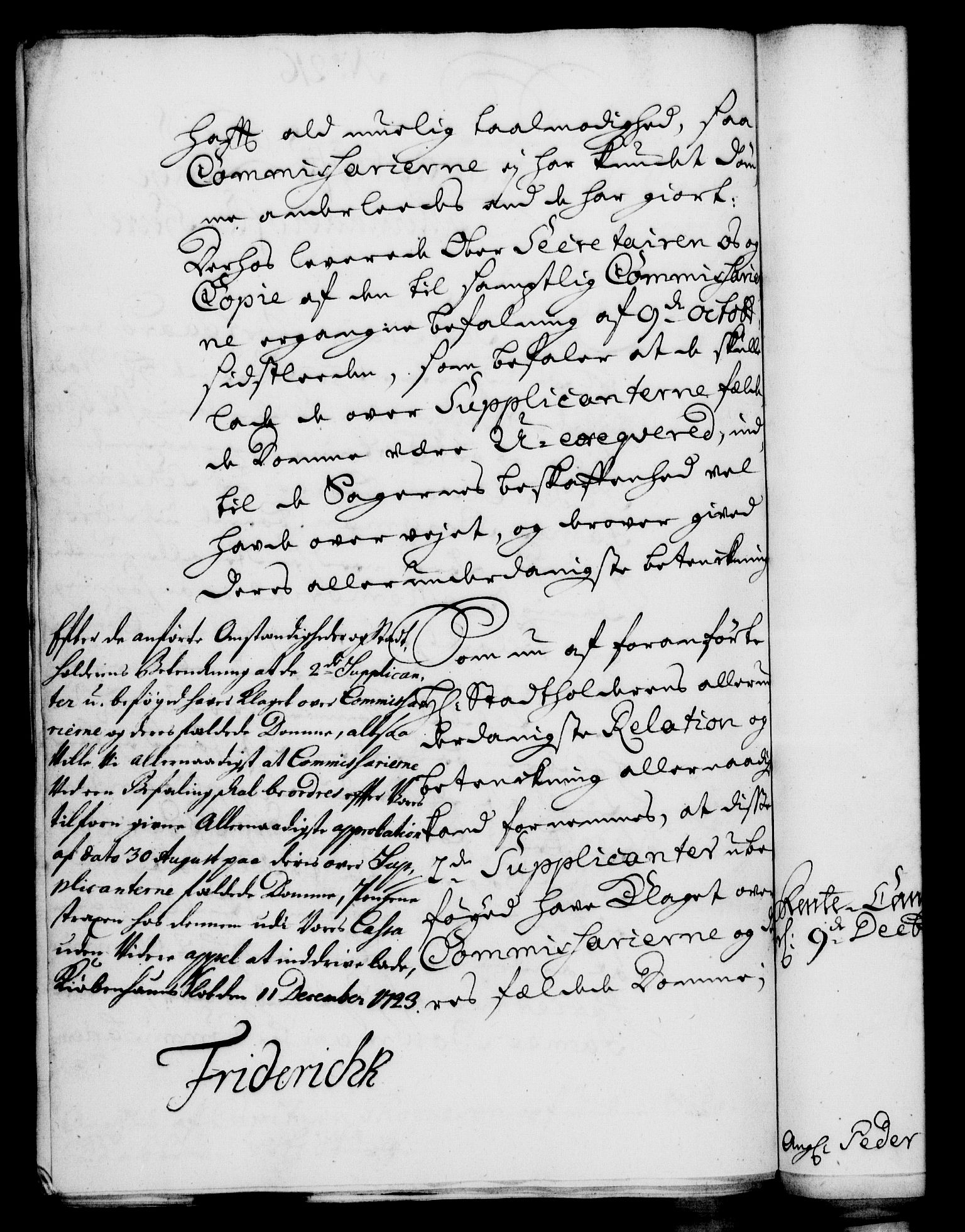 Rentekammeret, Kammerkanselliet, RA/EA-3111/G/Gf/Gfa/L0006: Norsk relasjons- og resolusjonsprotokoll (merket RK 52.6), 1723, p. 1343