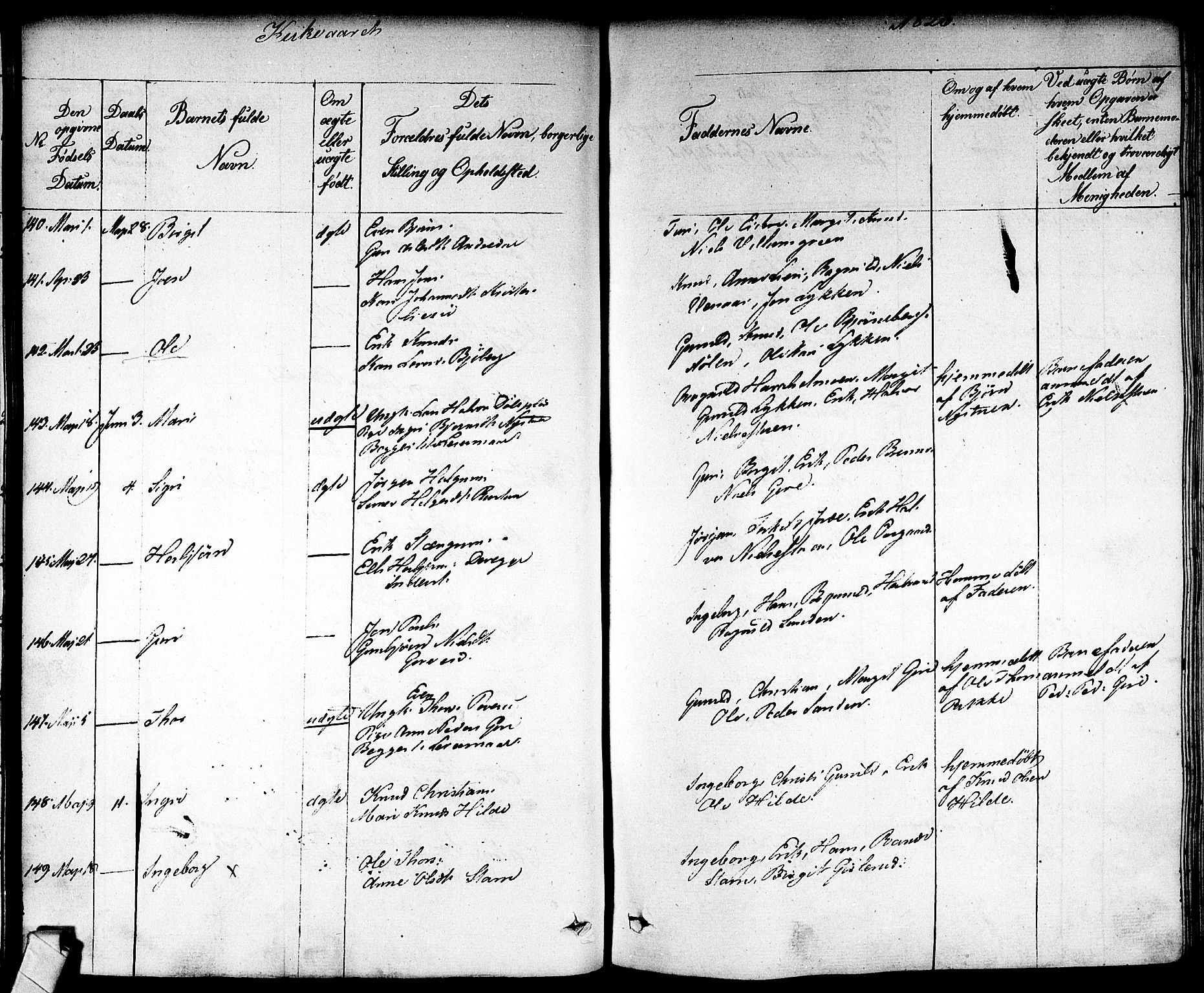 Nes kirkebøker, SAKO/A-236/F/Fa/L0008: Parish register (official) no. 8, 1824-1834, p. 120-121