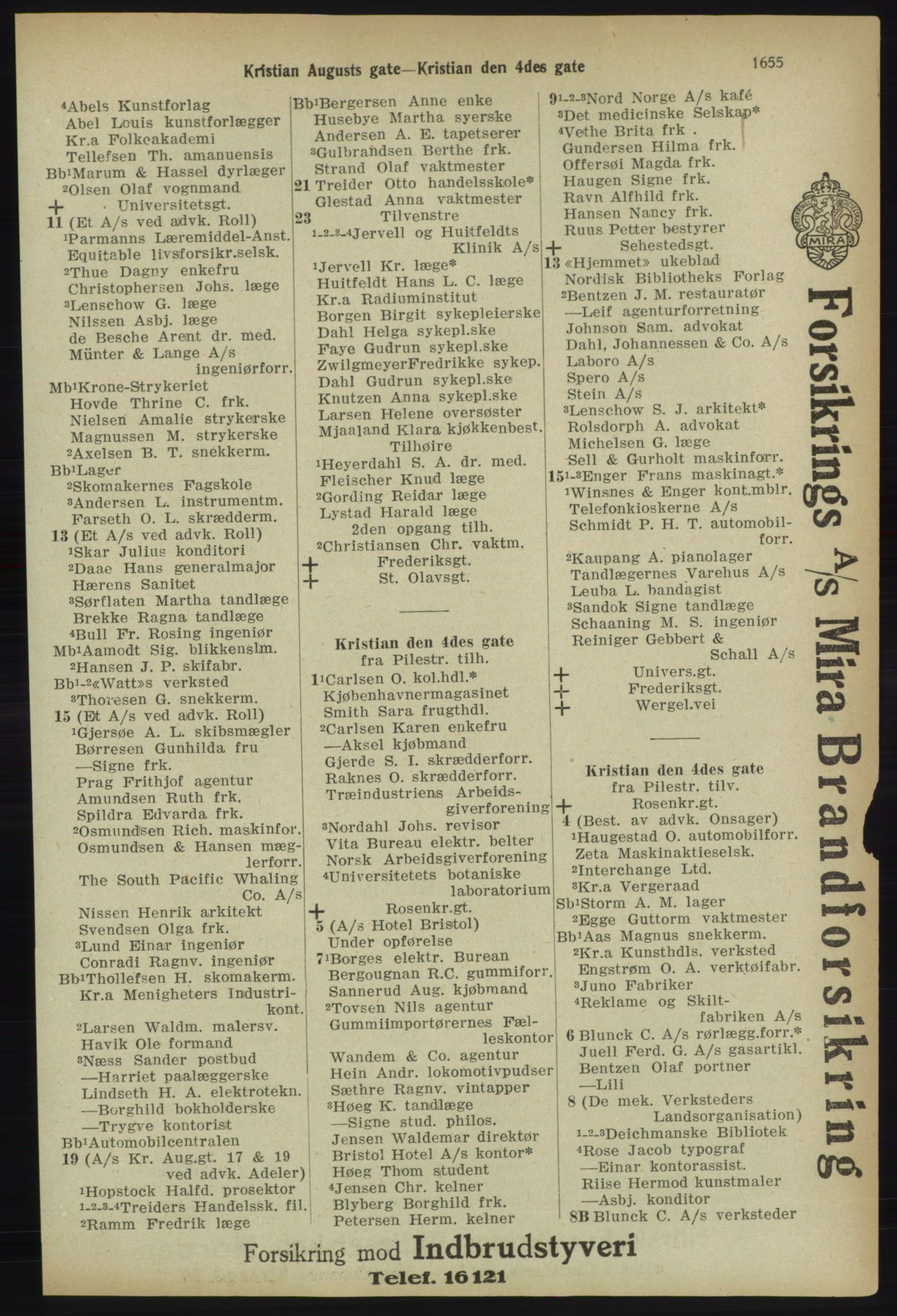 Kristiania/Oslo adressebok, PUBL/-, 1918, p. 1808