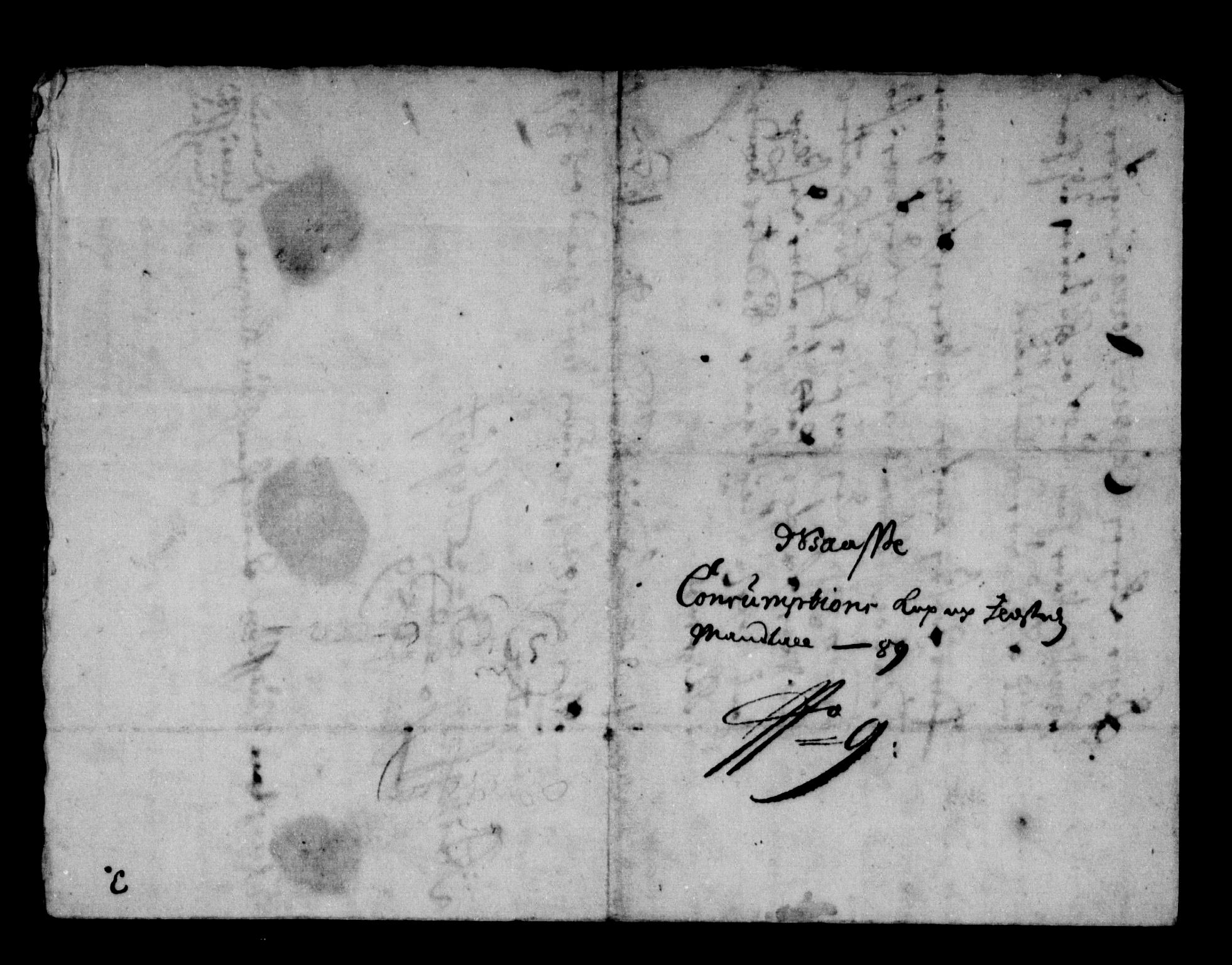 Rentekammeret inntil 1814, Reviderte regnskaper, Stiftamtstueregnskaper, Bergen stiftamt, RA/EA-6043/R/Rc/L0089: Bergen stiftamt, 1688-1689