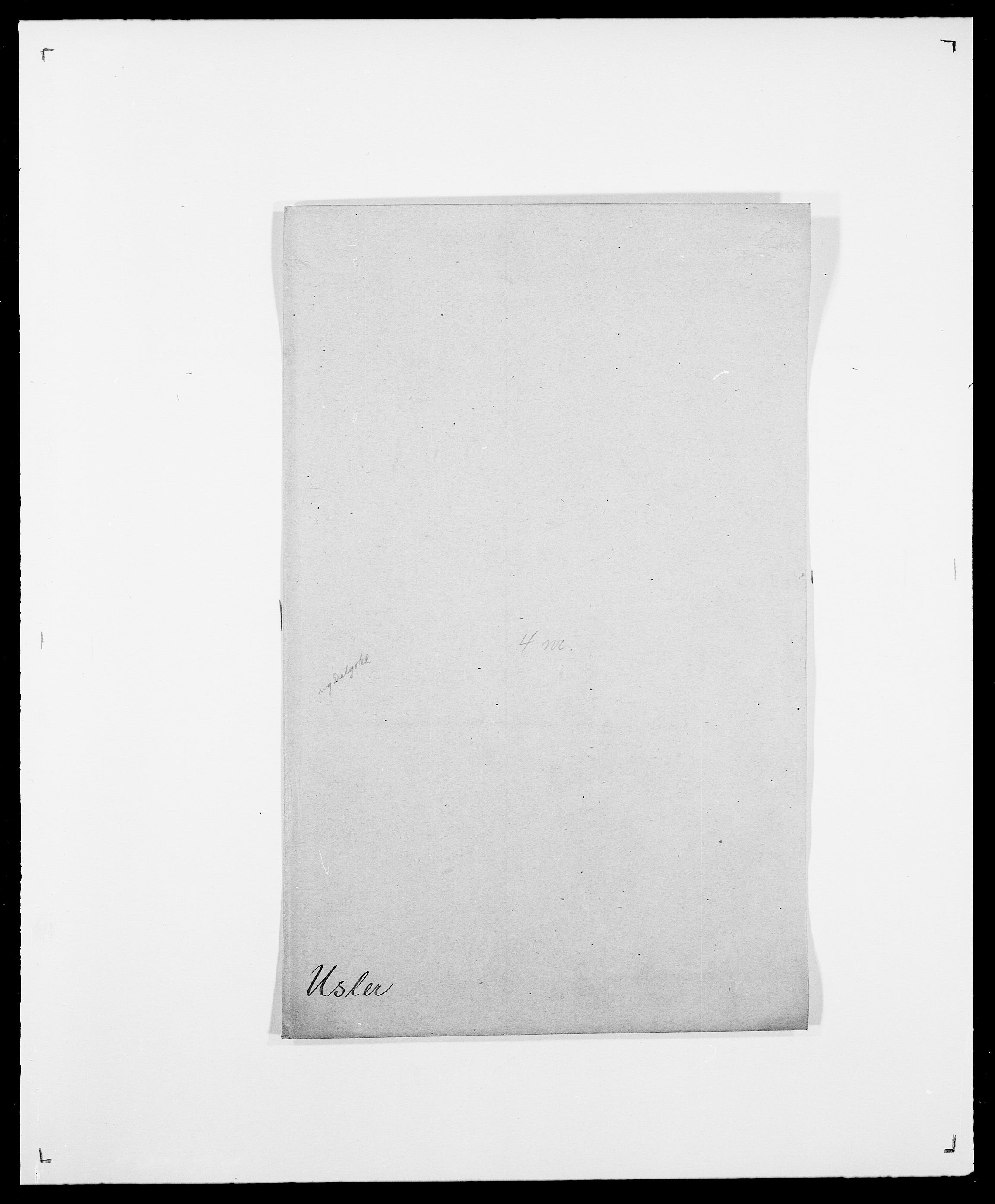 Delgobe, Charles Antoine - samling, SAO/PAO-0038/D/Da/L0040: Usgaard - Velund, p. 4