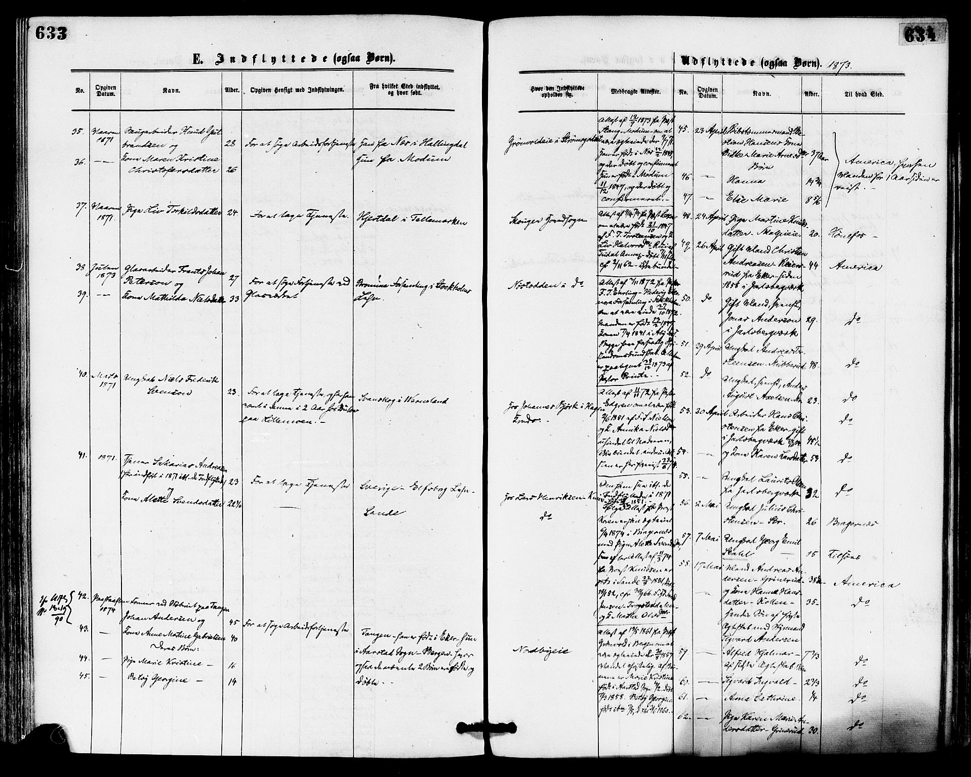 Skoger kirkebøker, AV/SAKO-A-59/F/Fa/L0005: Parish register (official) no. I 5, 1873-1884, p. 633-634