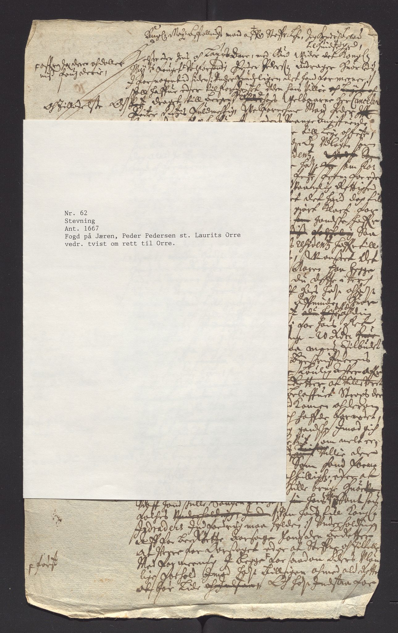 Stavanger len, AV/SAST-A-101870/Ob/L0041: Diverse, 1667-1670, p. 29