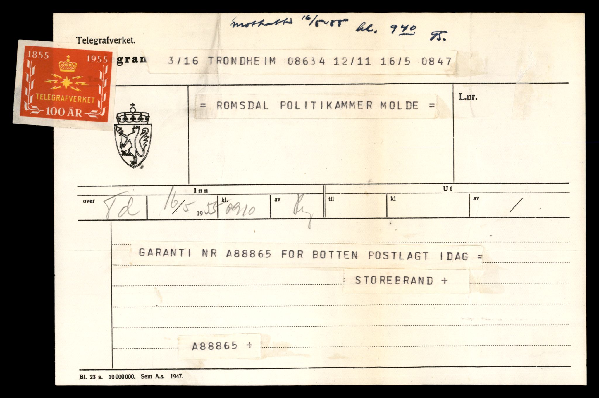 Møre og Romsdal vegkontor - Ålesund trafikkstasjon, AV/SAT-A-4099/F/Fe/L0044: Registreringskort for kjøretøy T 14205 - T 14319, 1927-1998, p. 193