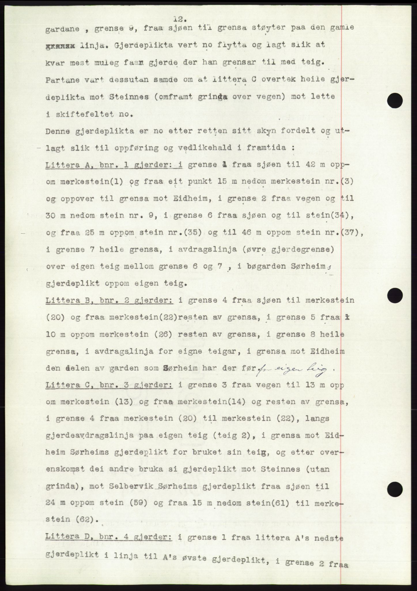 Søre Sunnmøre sorenskriveri, AV/SAT-A-4122/1/2/2C/L0086: Mortgage book no. 12A, 1949-1950, Diary no: : 102/1950