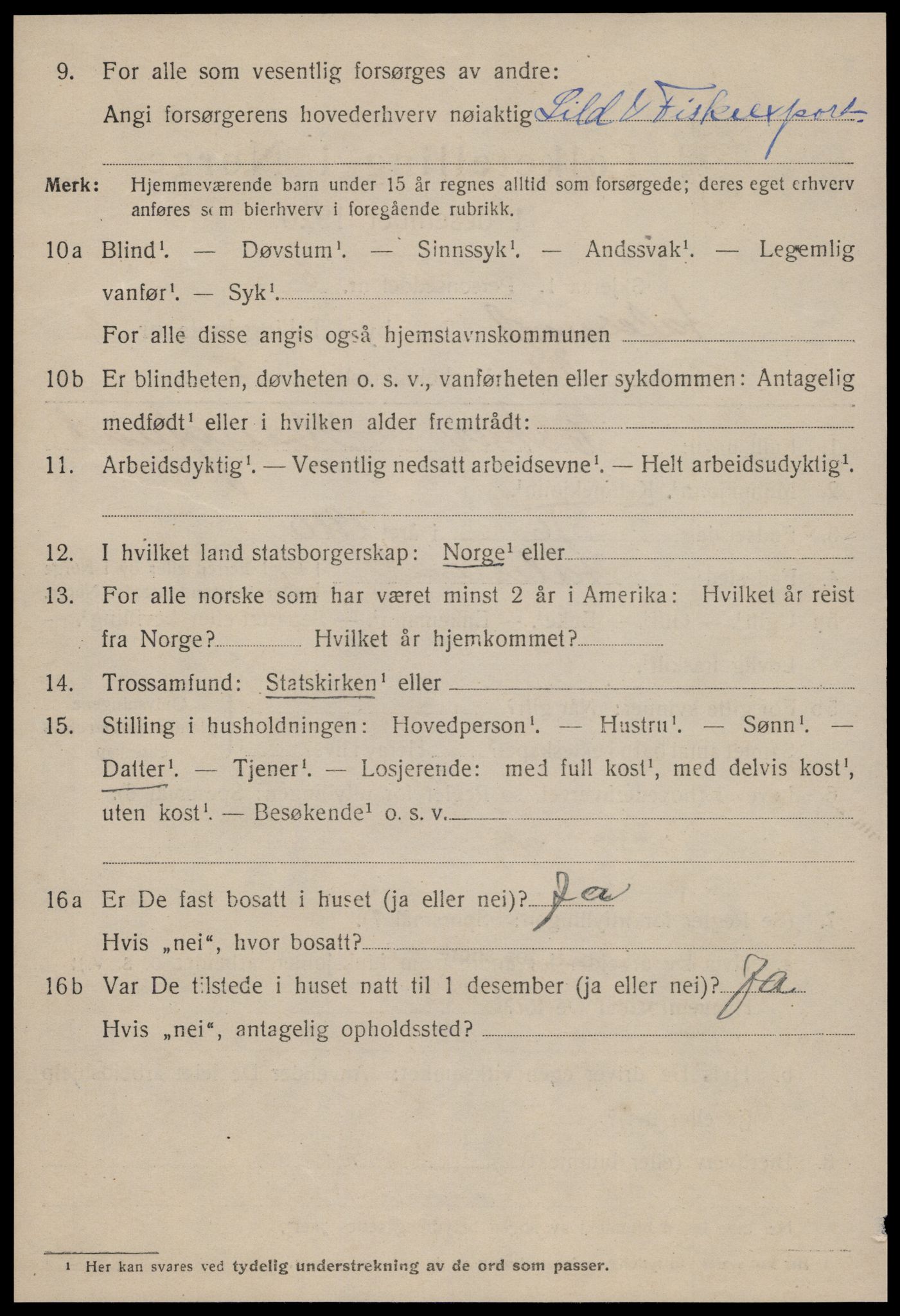 SAT, 1920 census for Ålesund, 1920, p. 22655