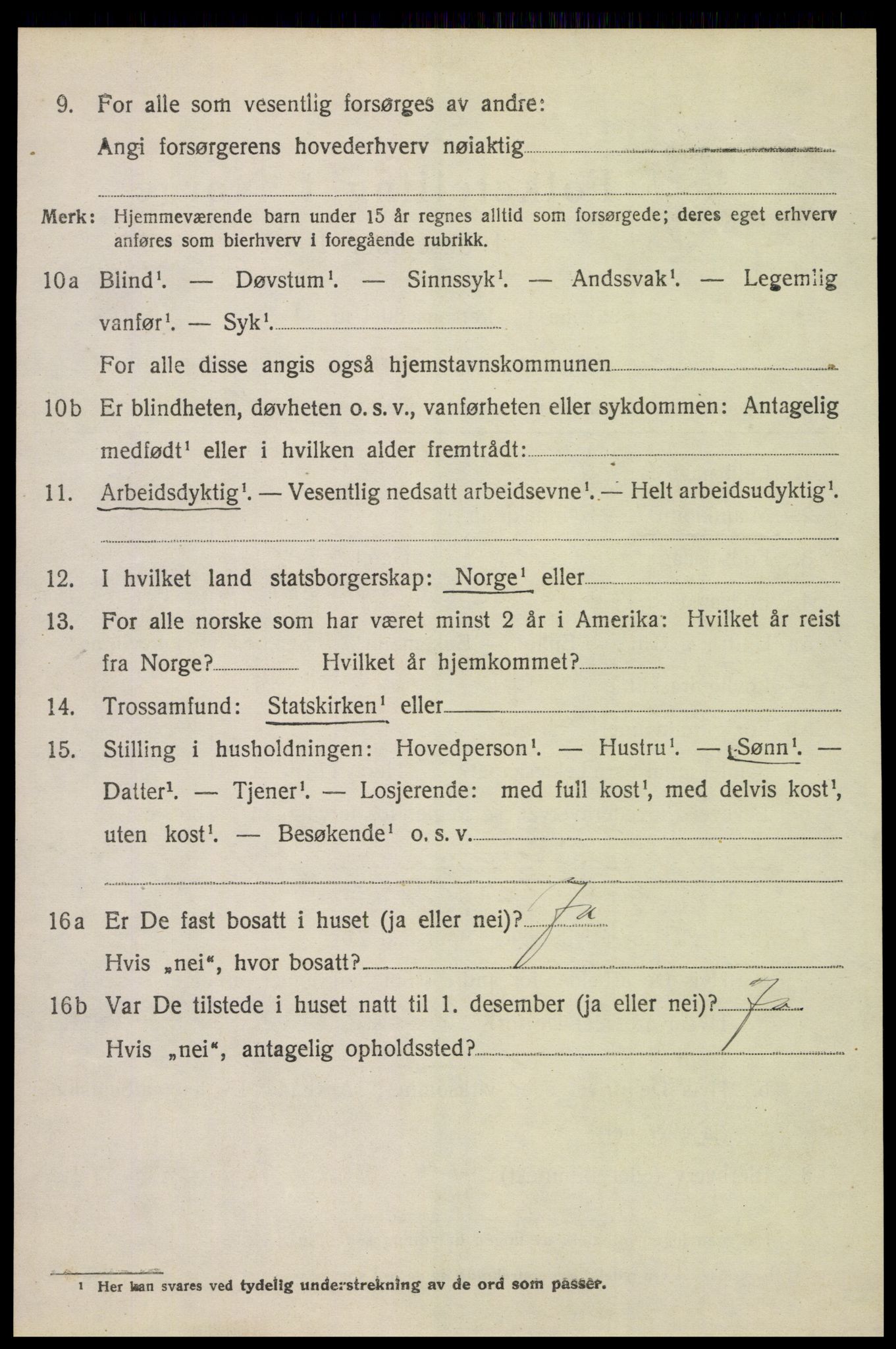 SAH, 1920 census for Løten, 1920, p. 2642