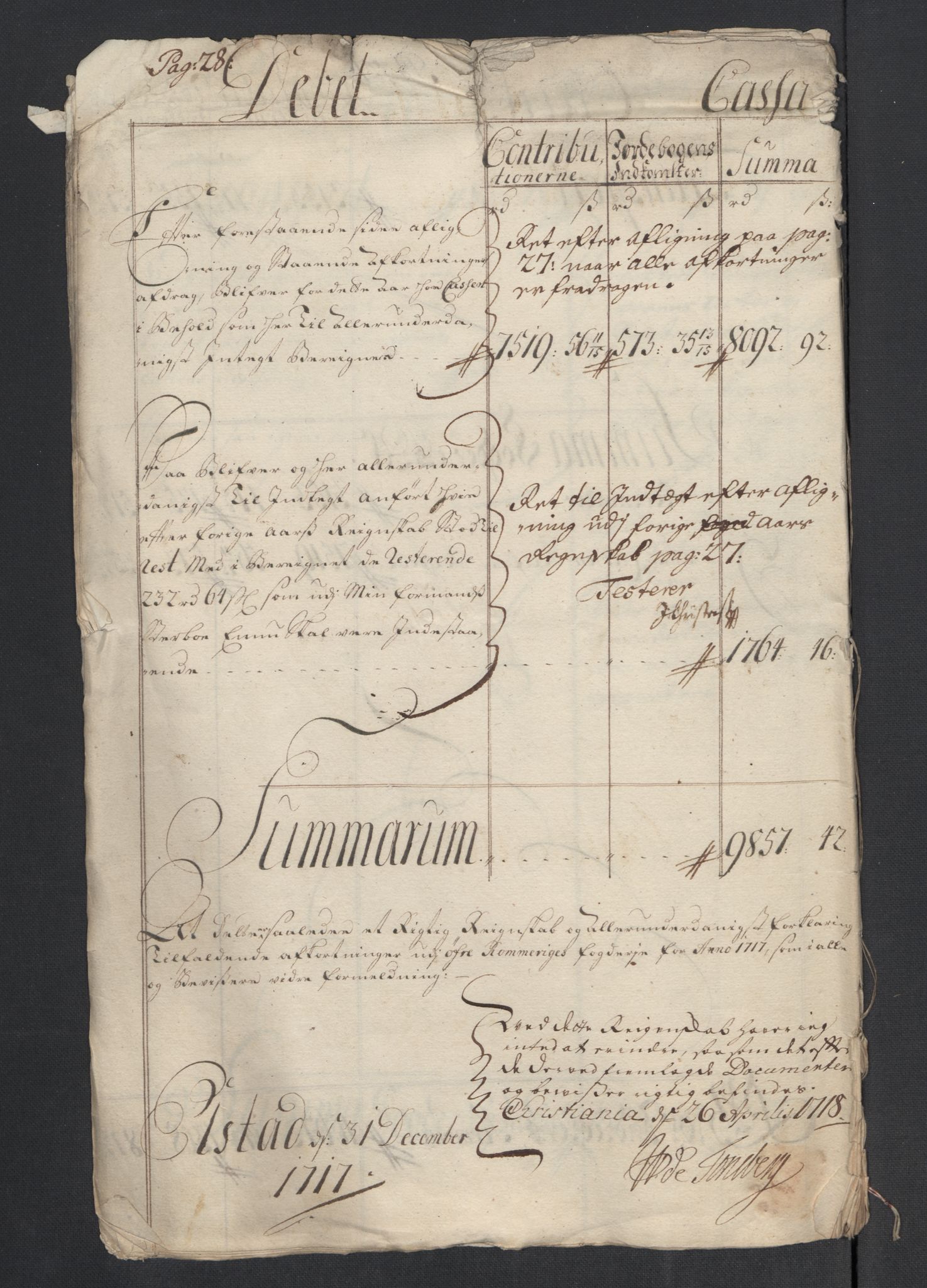 Rentekammeret inntil 1814, Reviderte regnskaper, Fogderegnskap, RA/EA-4092/R12/L0726: Fogderegnskap Øvre Romerike, 1717, p. 18