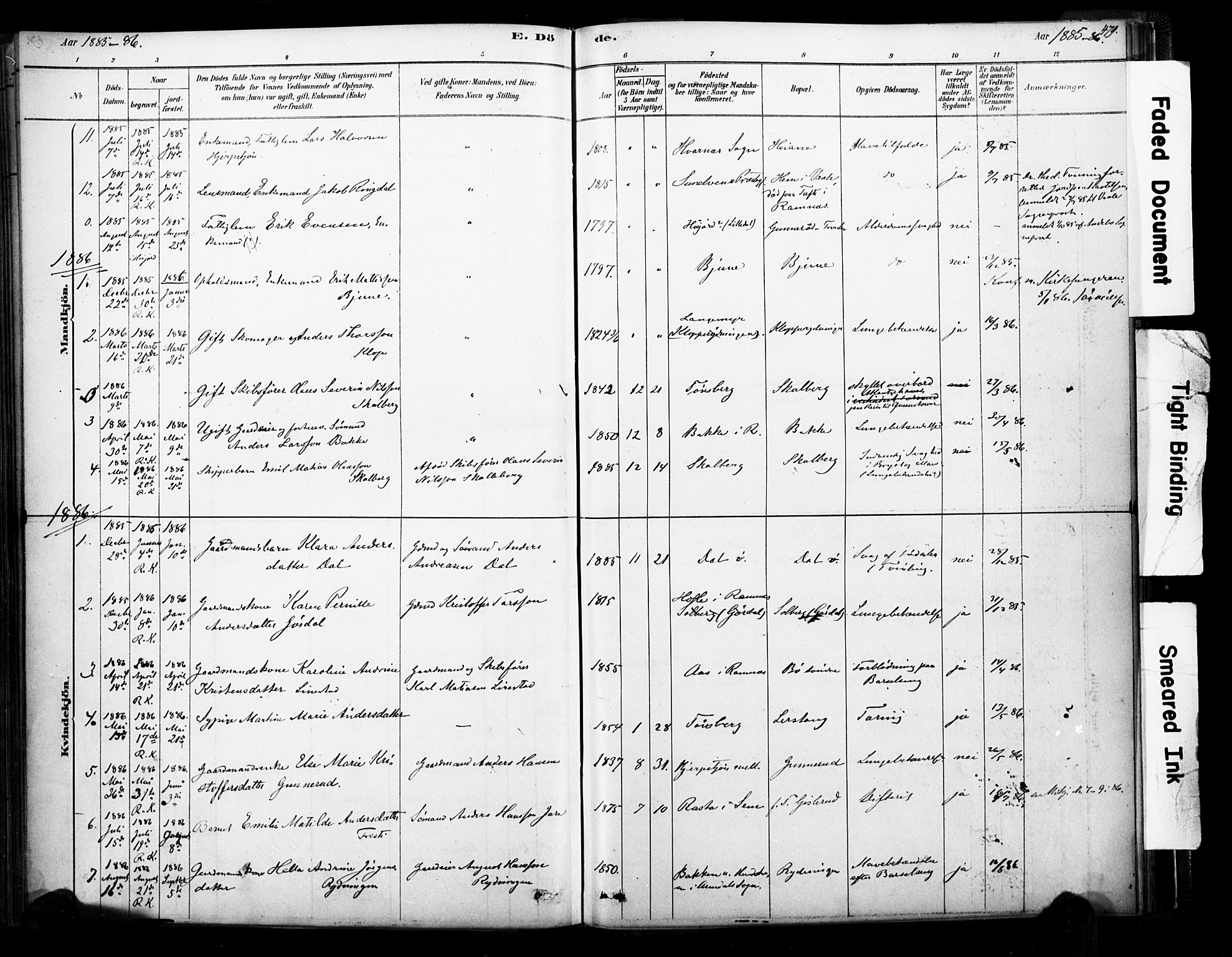 Ramnes kirkebøker, AV/SAKO-A-314/F/Fa/L0007: Parish register (official) no. I 7, 1878-1895, p. 478-479