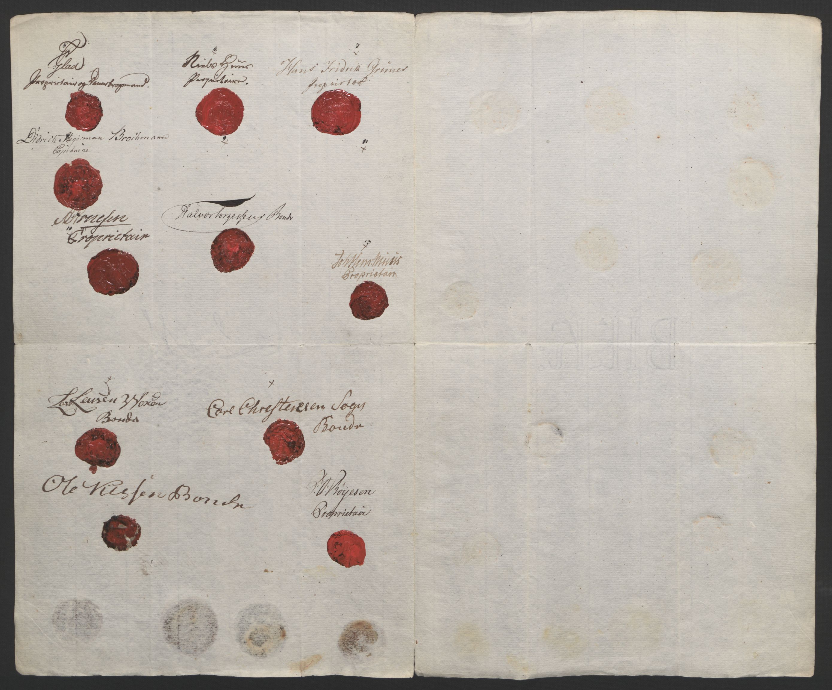 Statsrådssekretariatet, AV/RA-S-1001/D/Db/L0007: Fullmakter for Eidsvollsrepresentantene i 1814. , 1814, p. 174