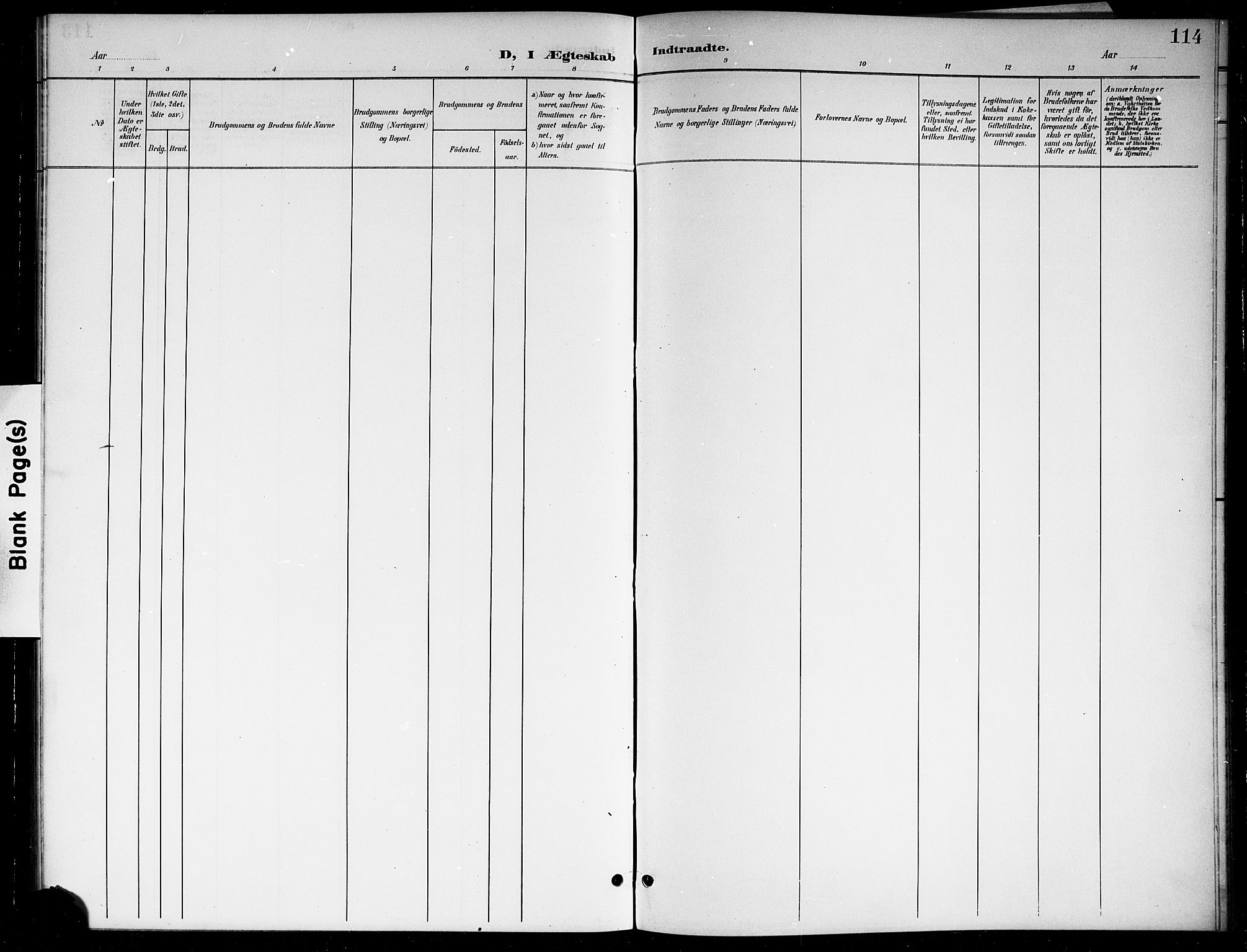 Sigdal kirkebøker, AV/SAKO-A-245/G/Gb/L0003: Parish register (copy) no. II 3, 1901-1916, p. 114