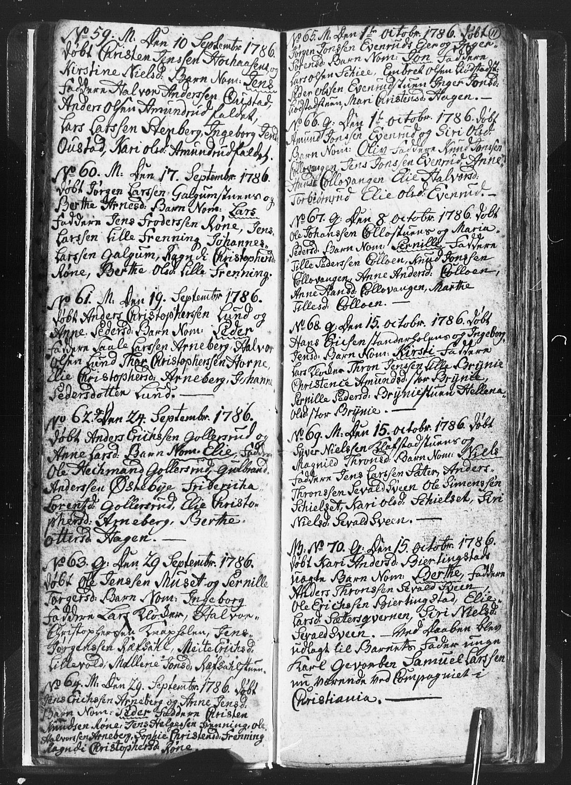 Romedal prestekontor, AV/SAH-PREST-004/L/L0001: Parish register (copy) no. 1, 1785-1794, p. 11