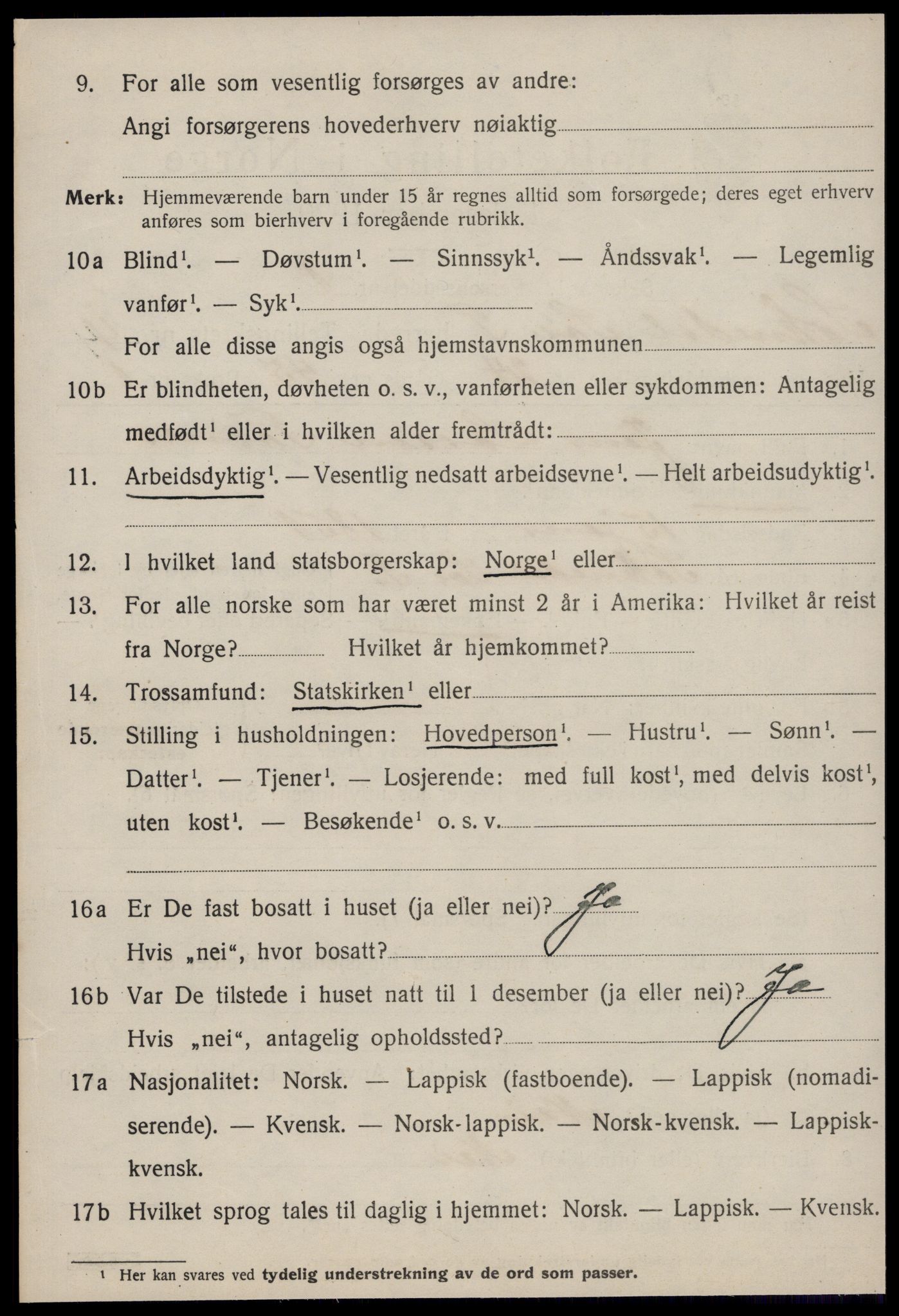 SAT, 1920 census for Soknedal, 1920, p. 2677