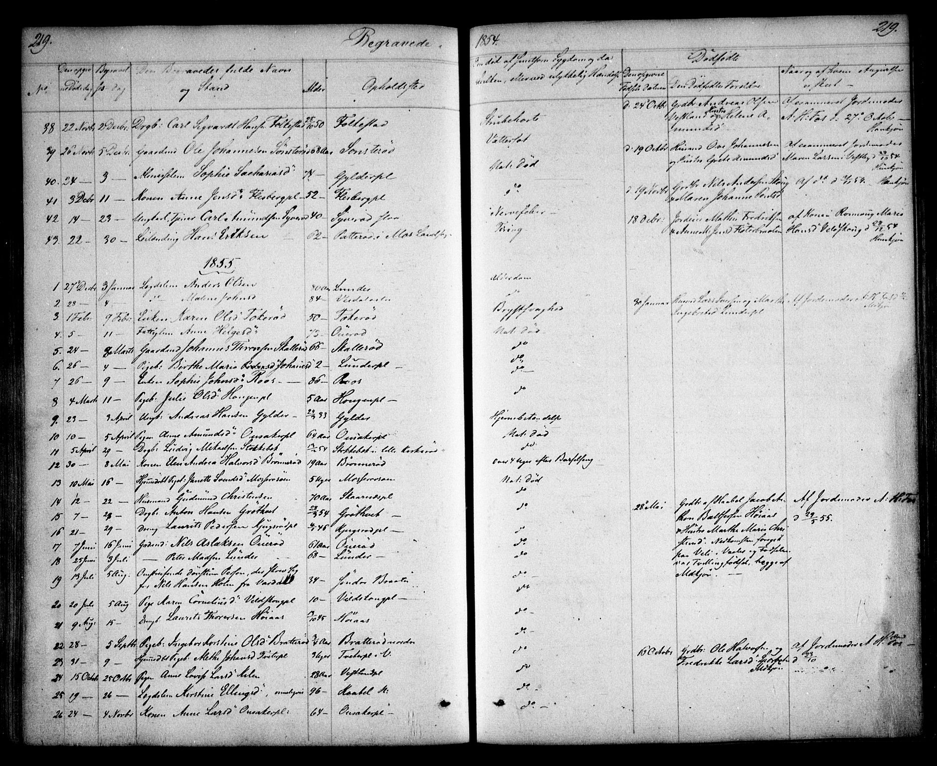 Våler prestekontor Kirkebøker, AV/SAO-A-11083/F/Fa/L0006: Parish register (official) no. I 6, 1840-1861, p. 219