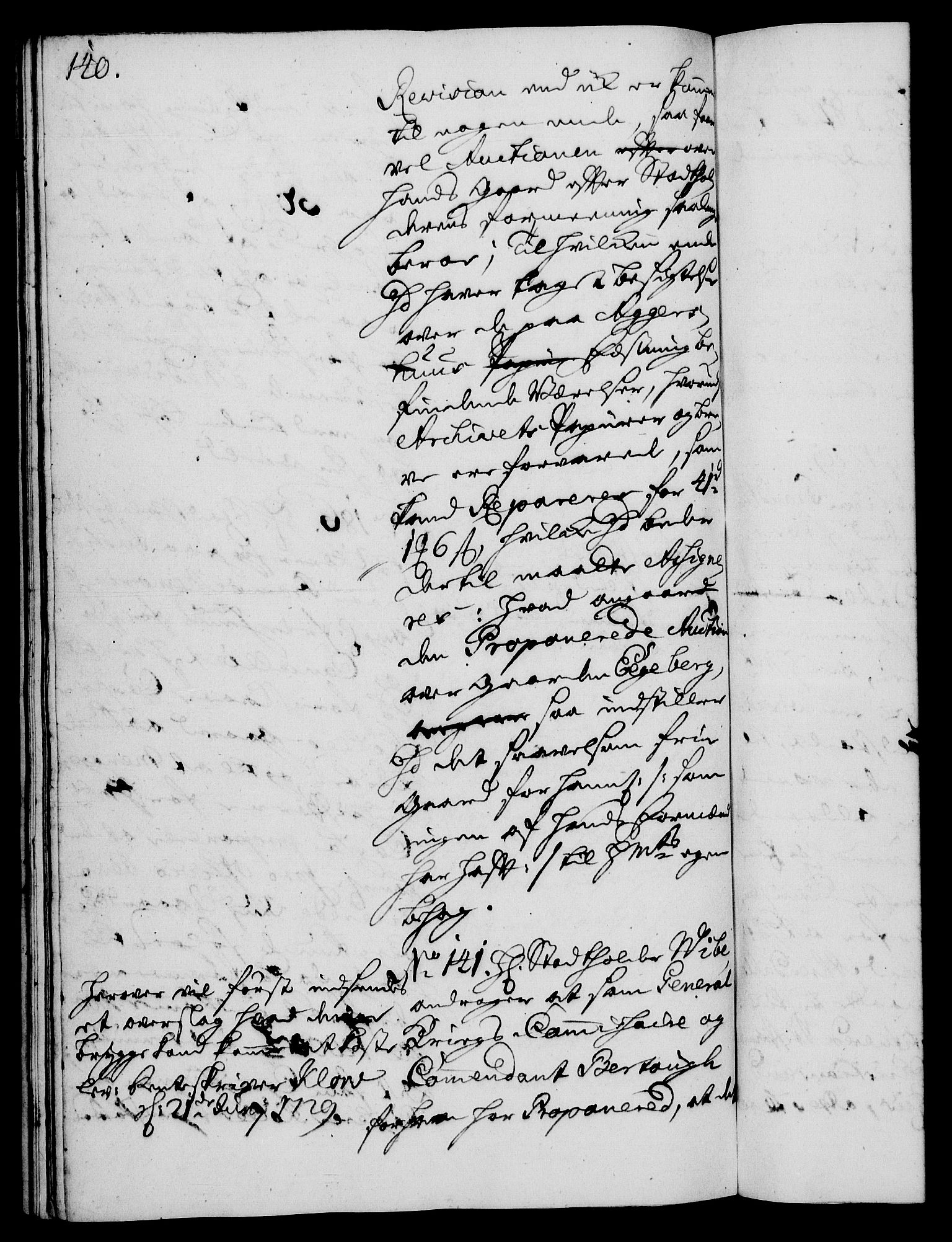 Rentekammeret, Kammerkanselliet, AV/RA-EA-3111/G/Gh/Gha/L0011: Norsk ekstraktmemorialprotokoll (merket RK 53.56), 1729, p. 140