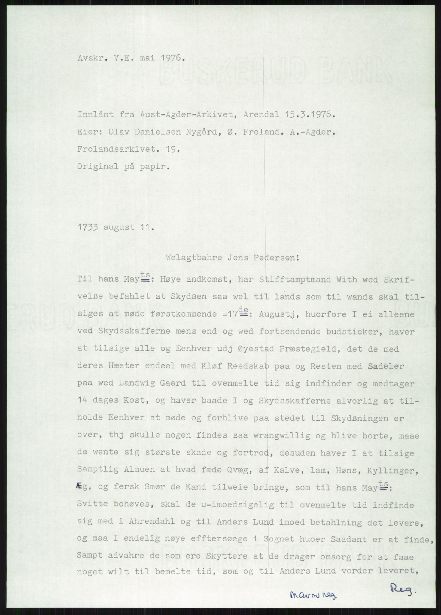 Samlinger til kildeutgivelse, Diplomavskriftsamlingen, AV/RA-EA-4053/H/Ha, p. 2197