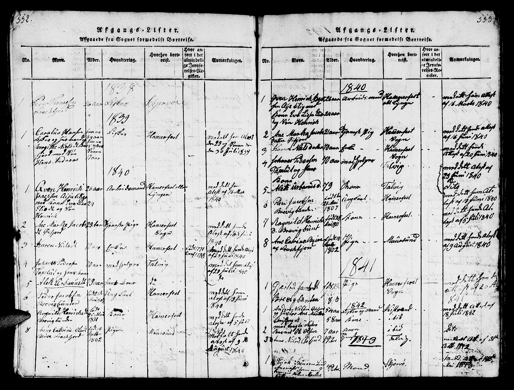 Loppa sokneprestkontor, SATØ/S-1339/H/Hb/L0001klokker: Parish register (copy) no. 1, 1820-1849, p. 552-553