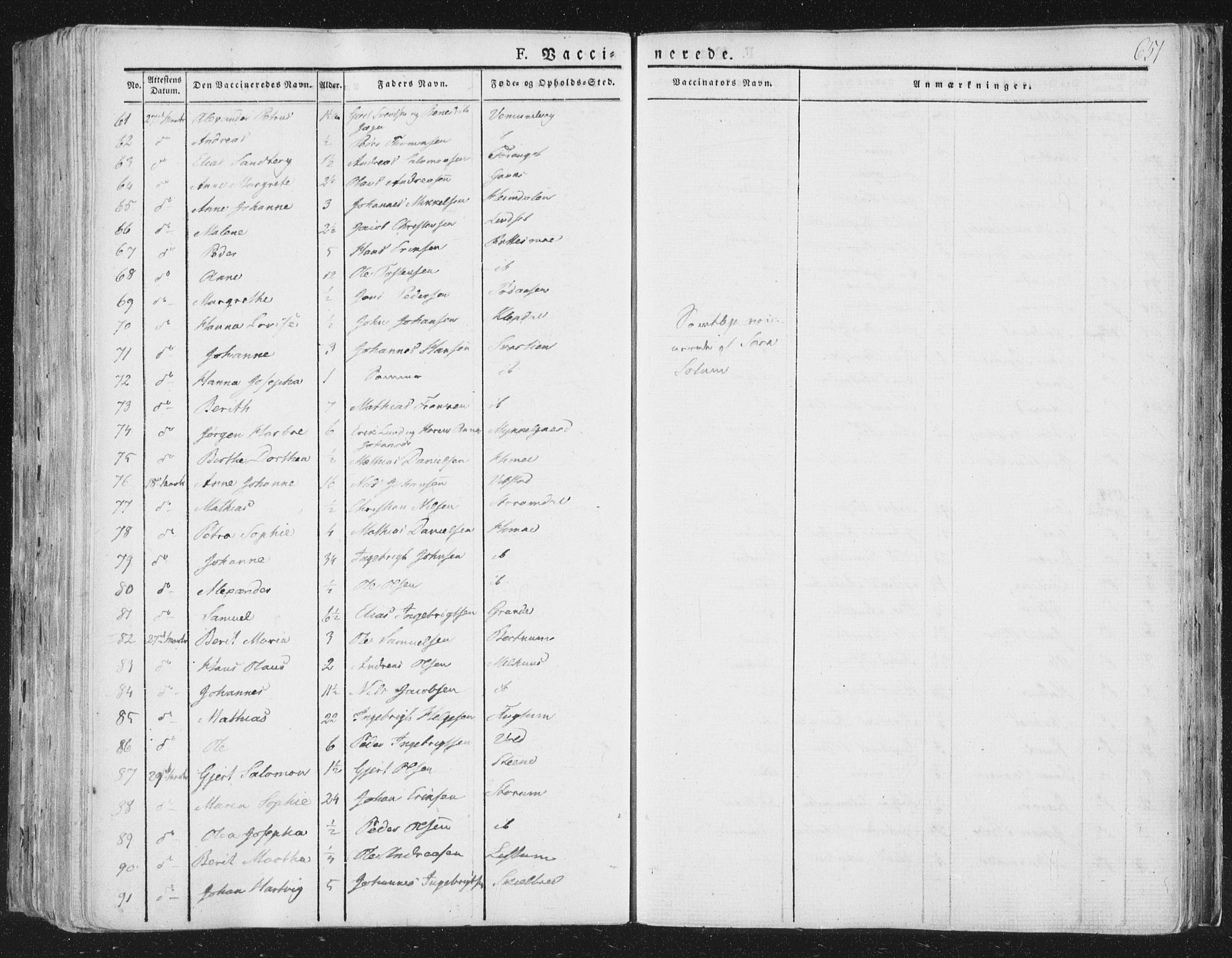 Ministerialprotokoller, klokkerbøker og fødselsregistre - Nord-Trøndelag, SAT/A-1458/764/L0552: Parish register (official) no. 764A07b, 1824-1865, p. 651