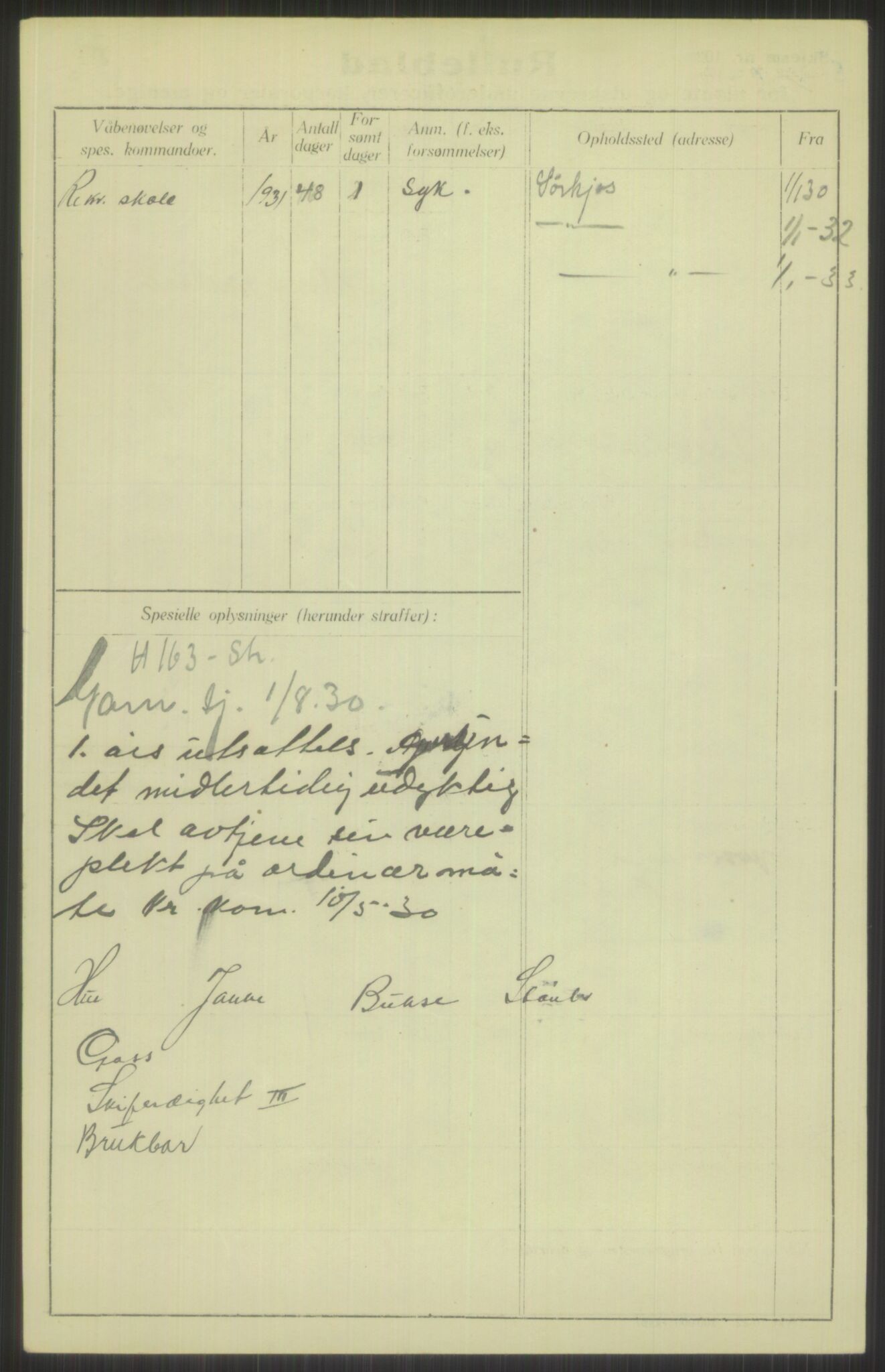 Forsvaret, Troms infanteriregiment nr. 16, AV/RA-RAFA-3146/P/Pa/L0014: Rulleblad for regimentets menige mannskaper, årsklasse 1930, 1930, p. 486