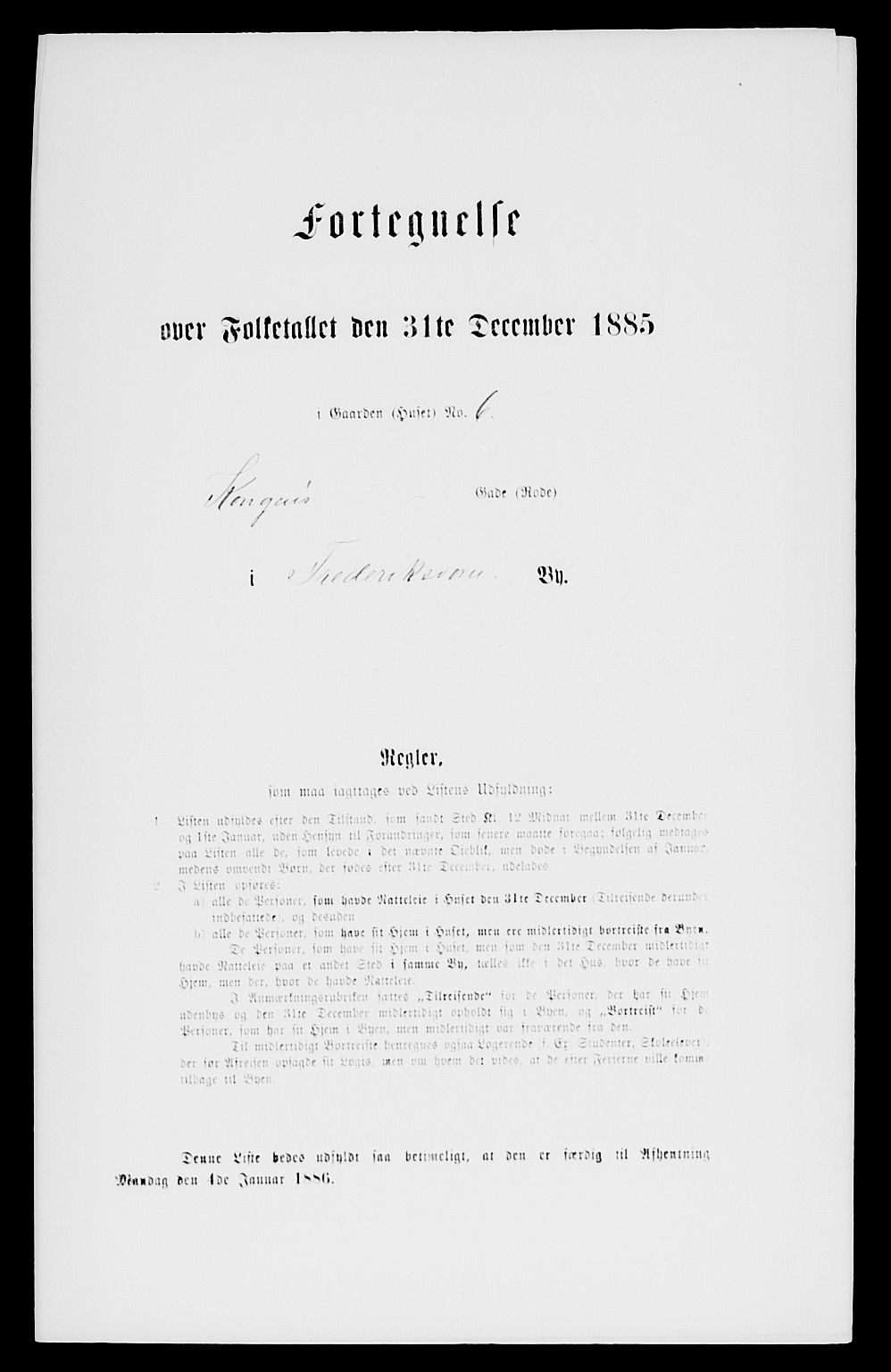 SAKO, 1885 census for 0798 Fredriksvern, 1885, p. 11
