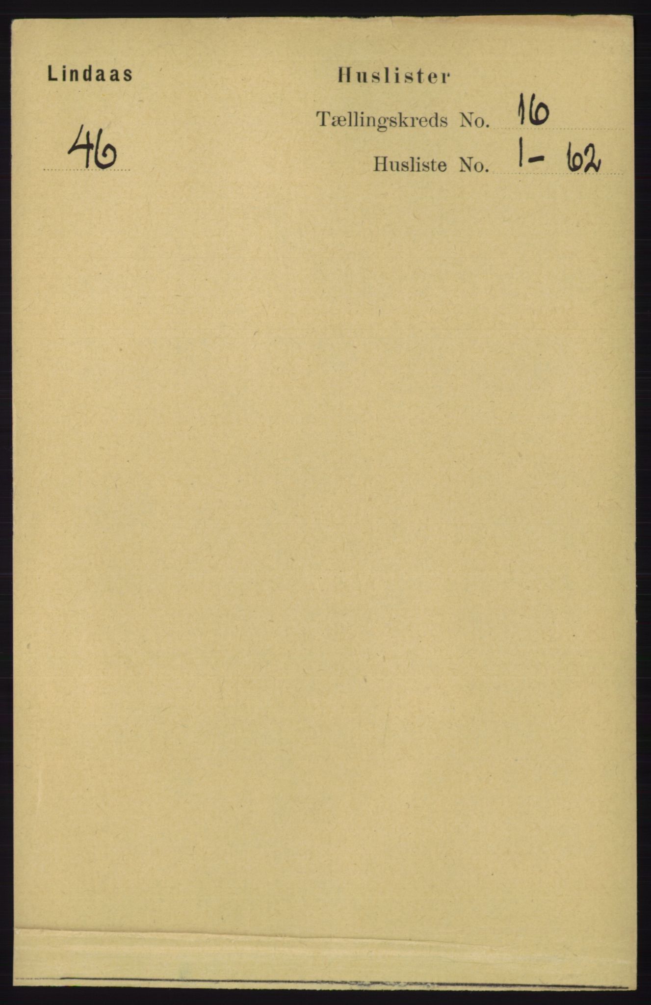 RA, 1891 census for 1263 Lindås, 1891, p. 5640