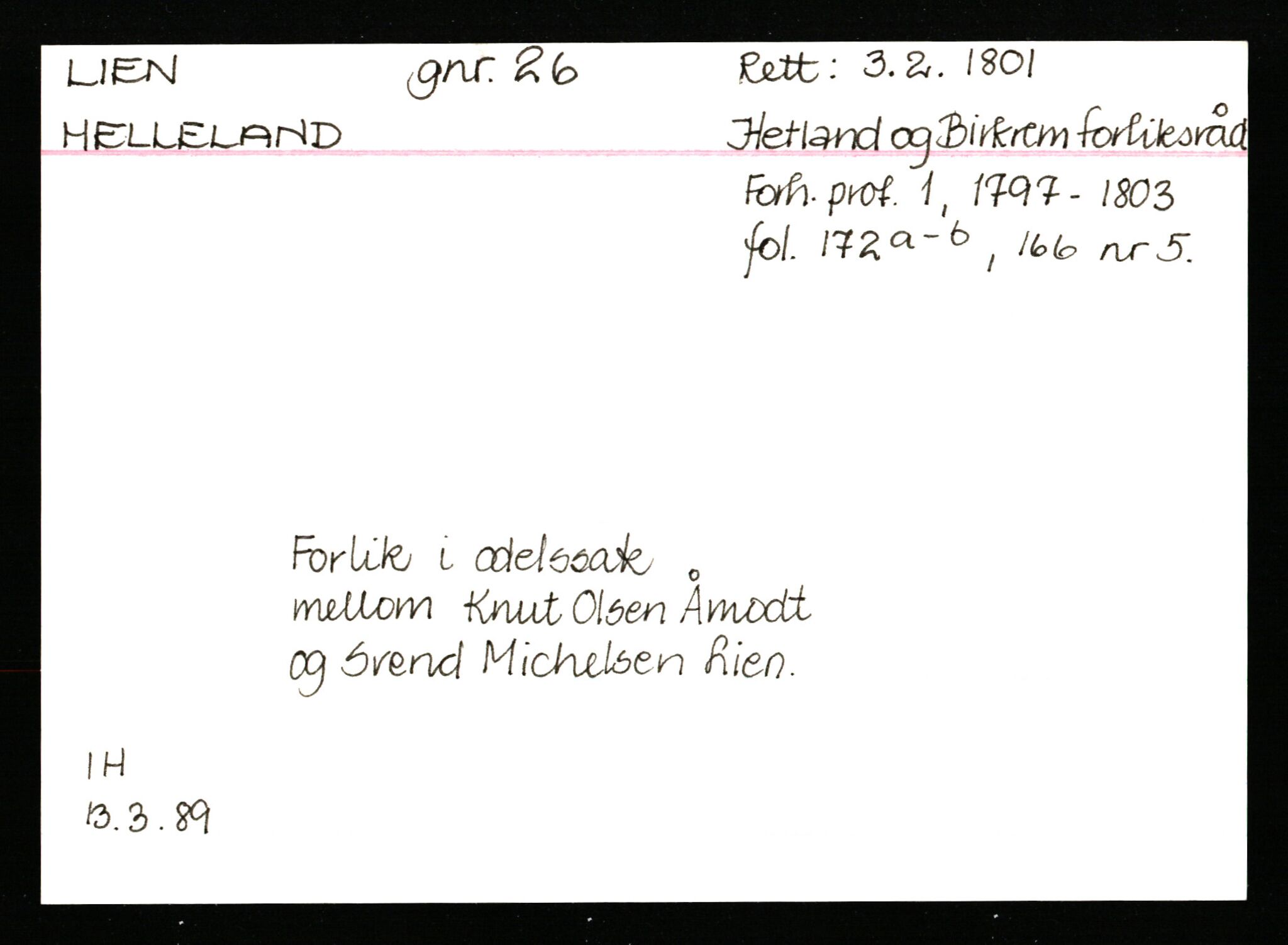 Statsarkivet i Stavanger, AV/SAST-A-101971/03/Y/Ym/L0035: Åstedskort sortert etter gårdsnavn: Leiranger - Lindanger, 1600-1950, p. 413
