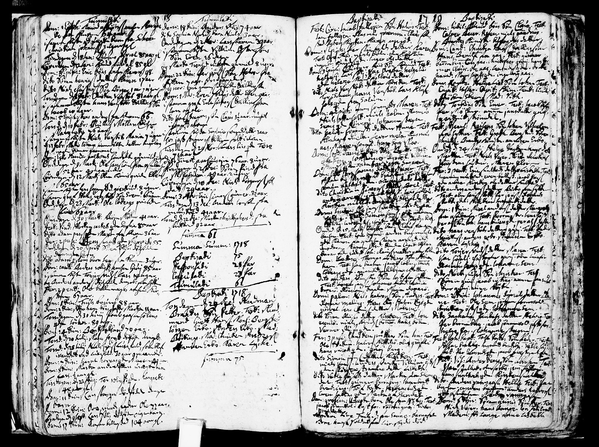 Gjerpen kirkebøker, SAKO/A-265/F/Fa/L0001: Parish register (official) no. I 1, 1681-1746