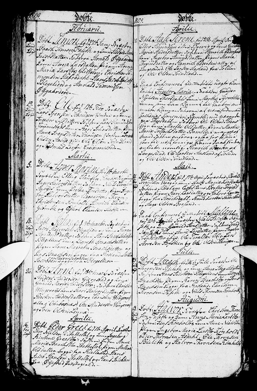 Bamble kirkebøker, SAKO/A-253/G/Ga/L0004: Parish register (copy) no. I 4, 1808-1814